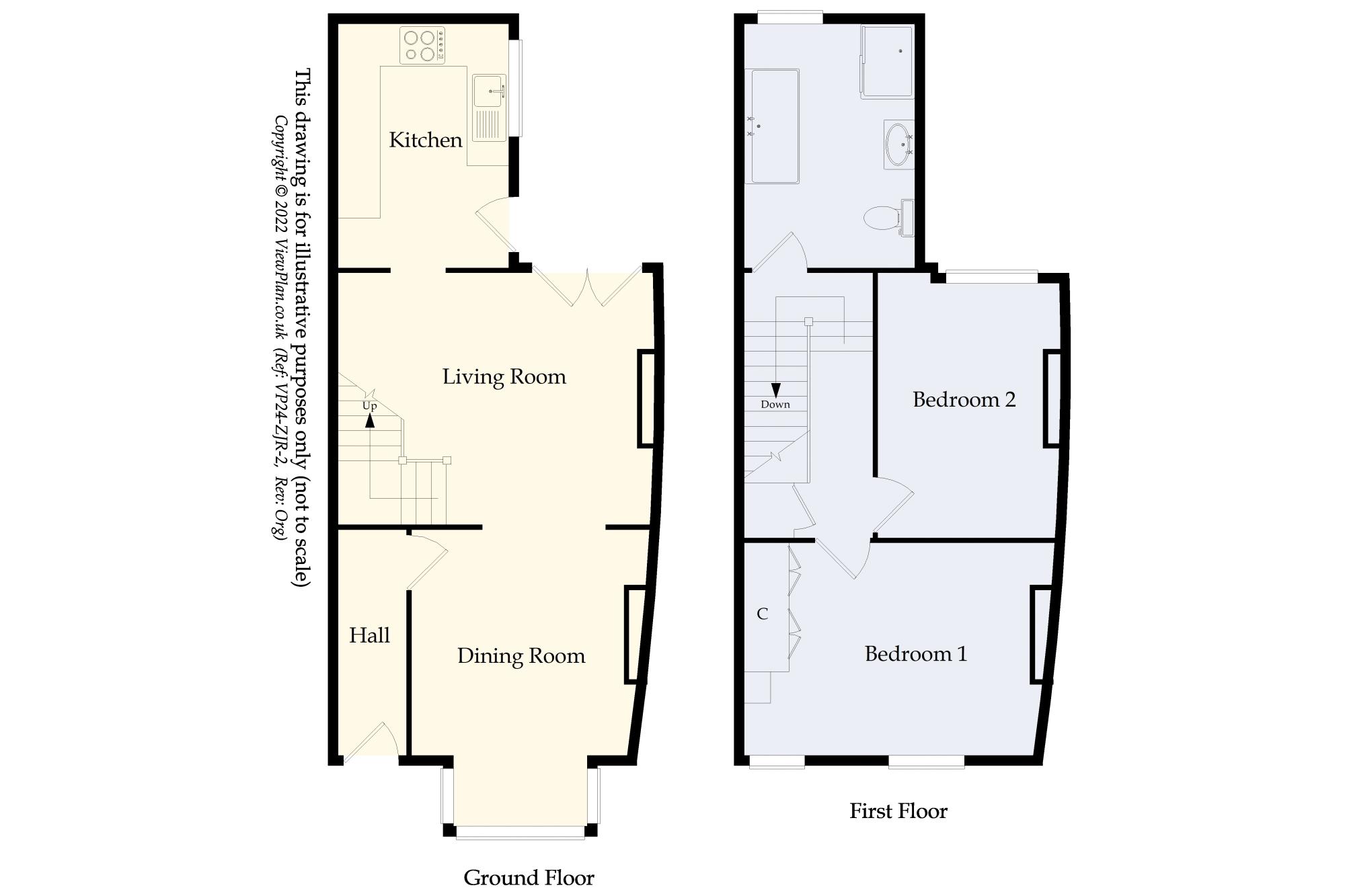 2, Windsor Place, Penarth floorplan