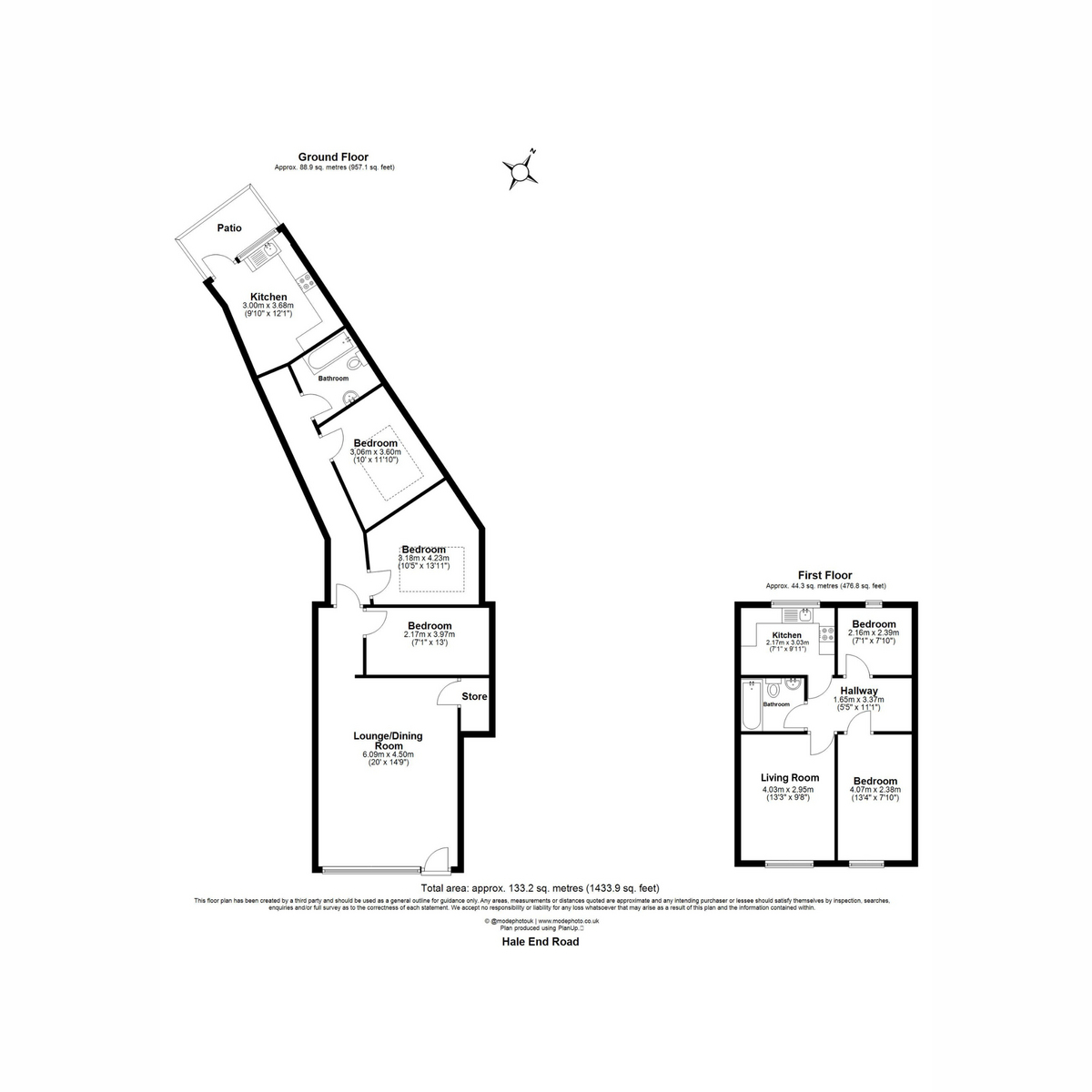 387, Hale End Road, Woodford Green floorplan