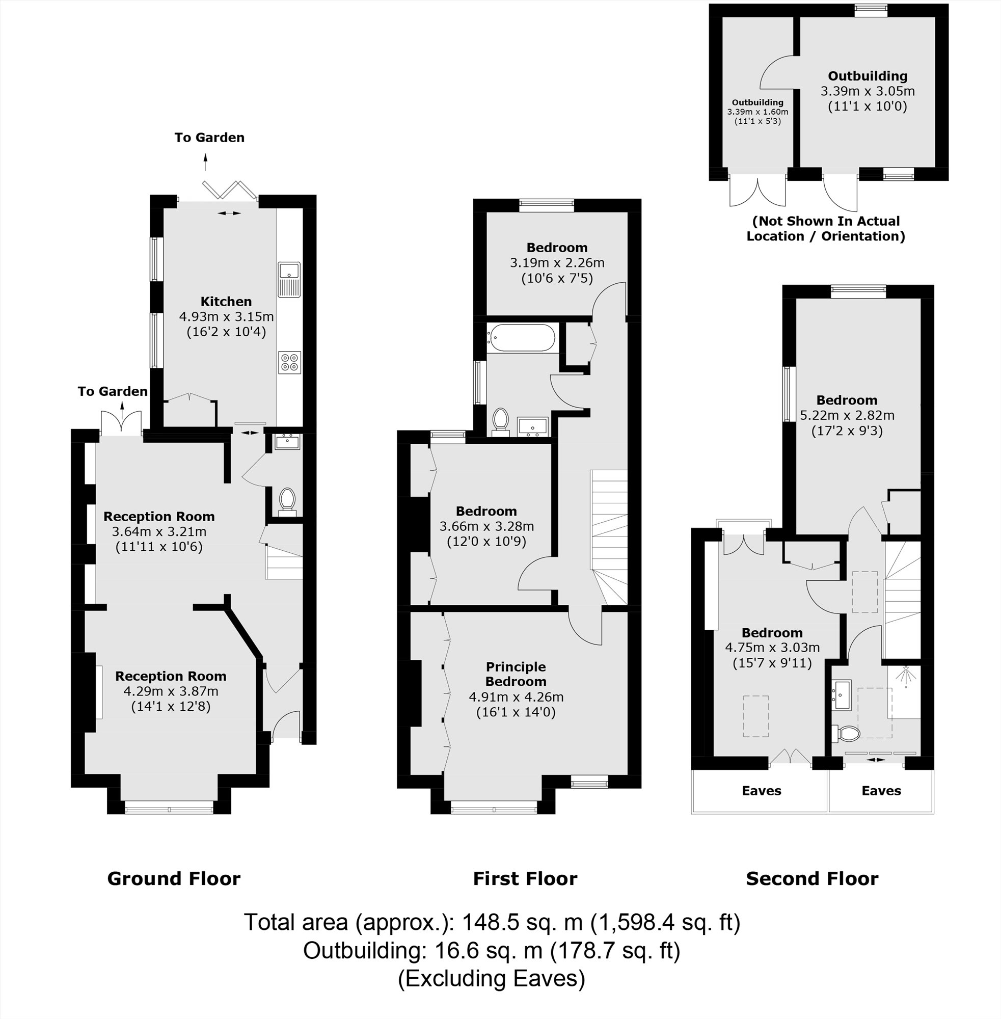 176, Murray Road, London floorplan