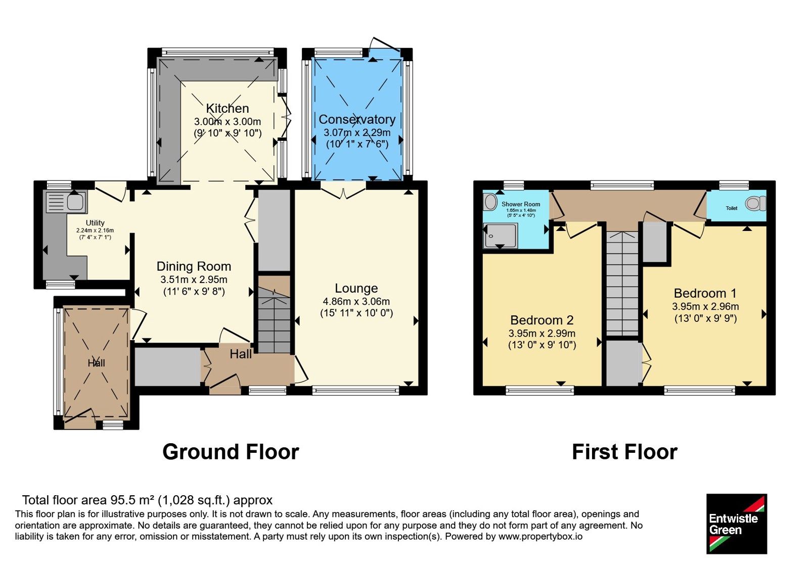 8, Ribchester Grove, Lancashire floorplan