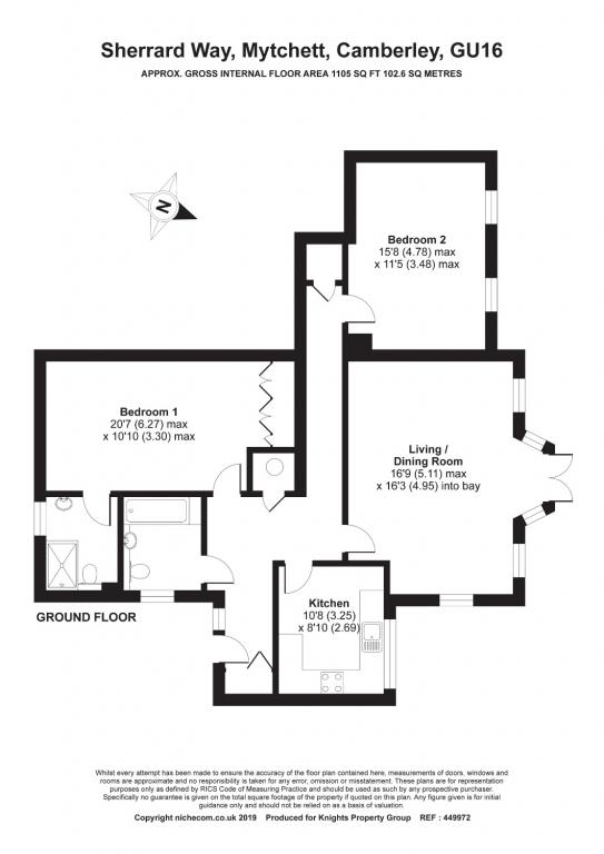 2 Bedrooms Flat for sale in Mytchett, Camberley GU16