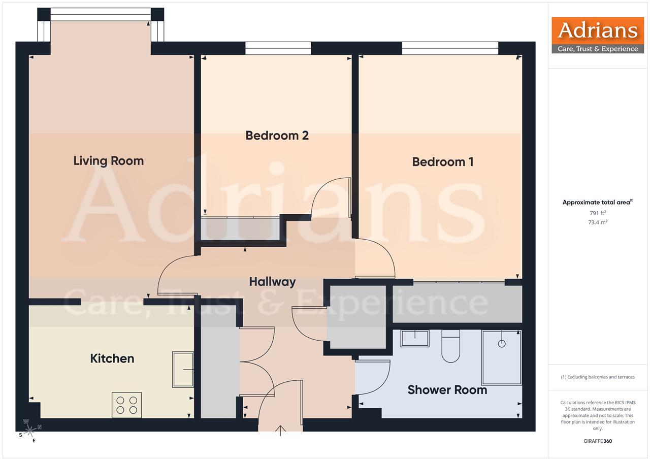 201, Havencourt, Victoria Road, Chelmsford floorplan