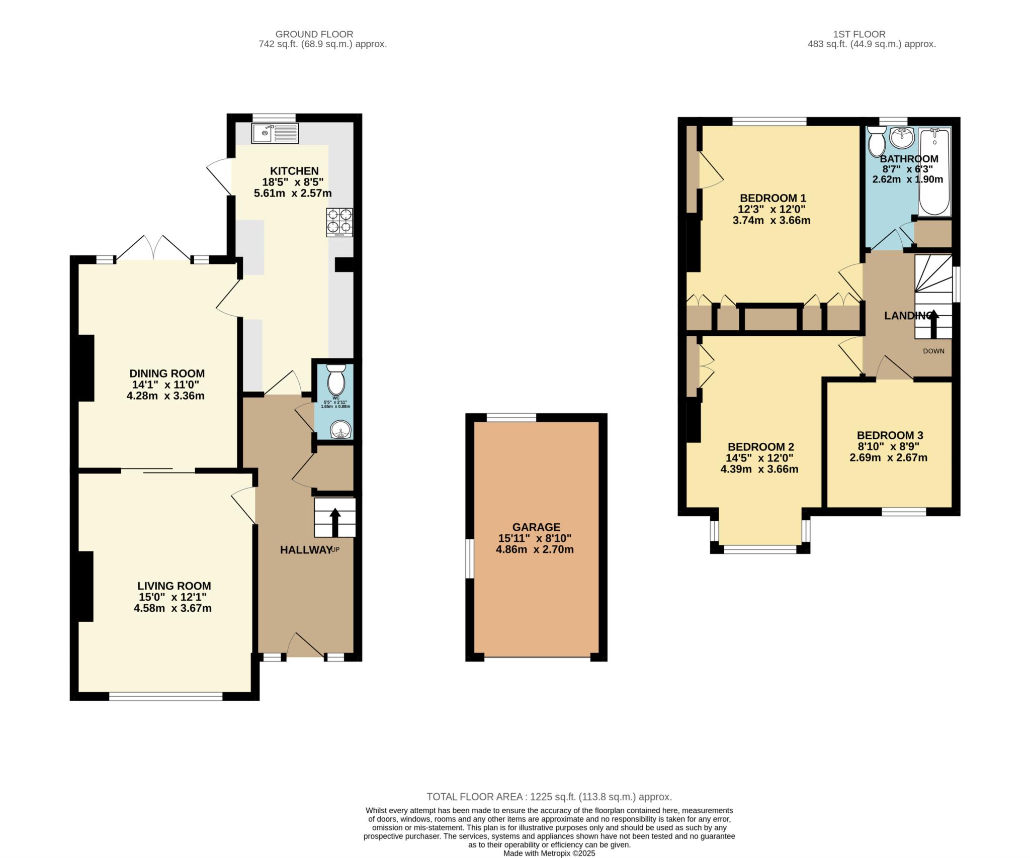 83, Lime Grove, New Malden floorplan