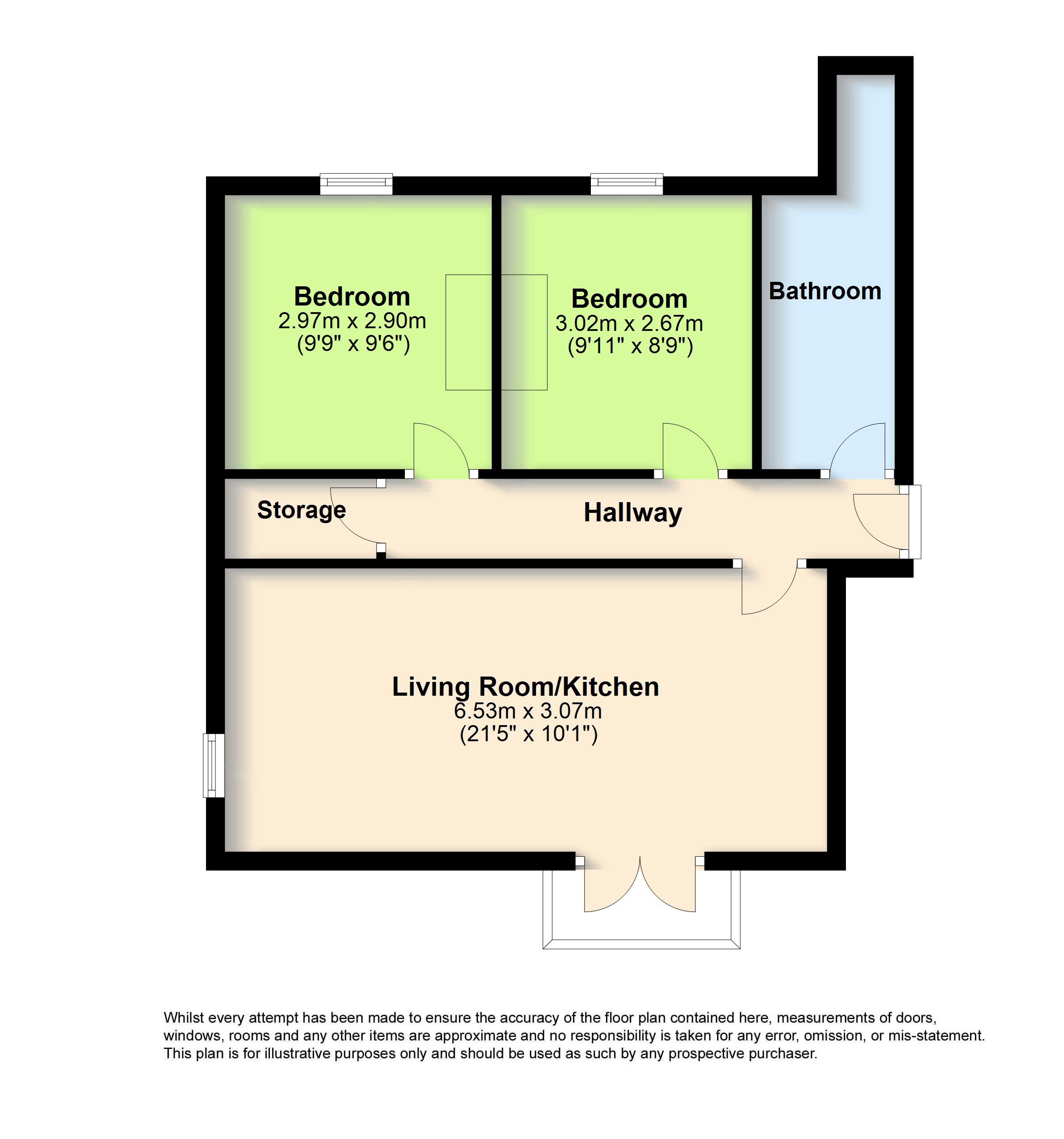 2 Bedrooms Flat for sale in Winchester Road, Worthing, West Sussex BN11