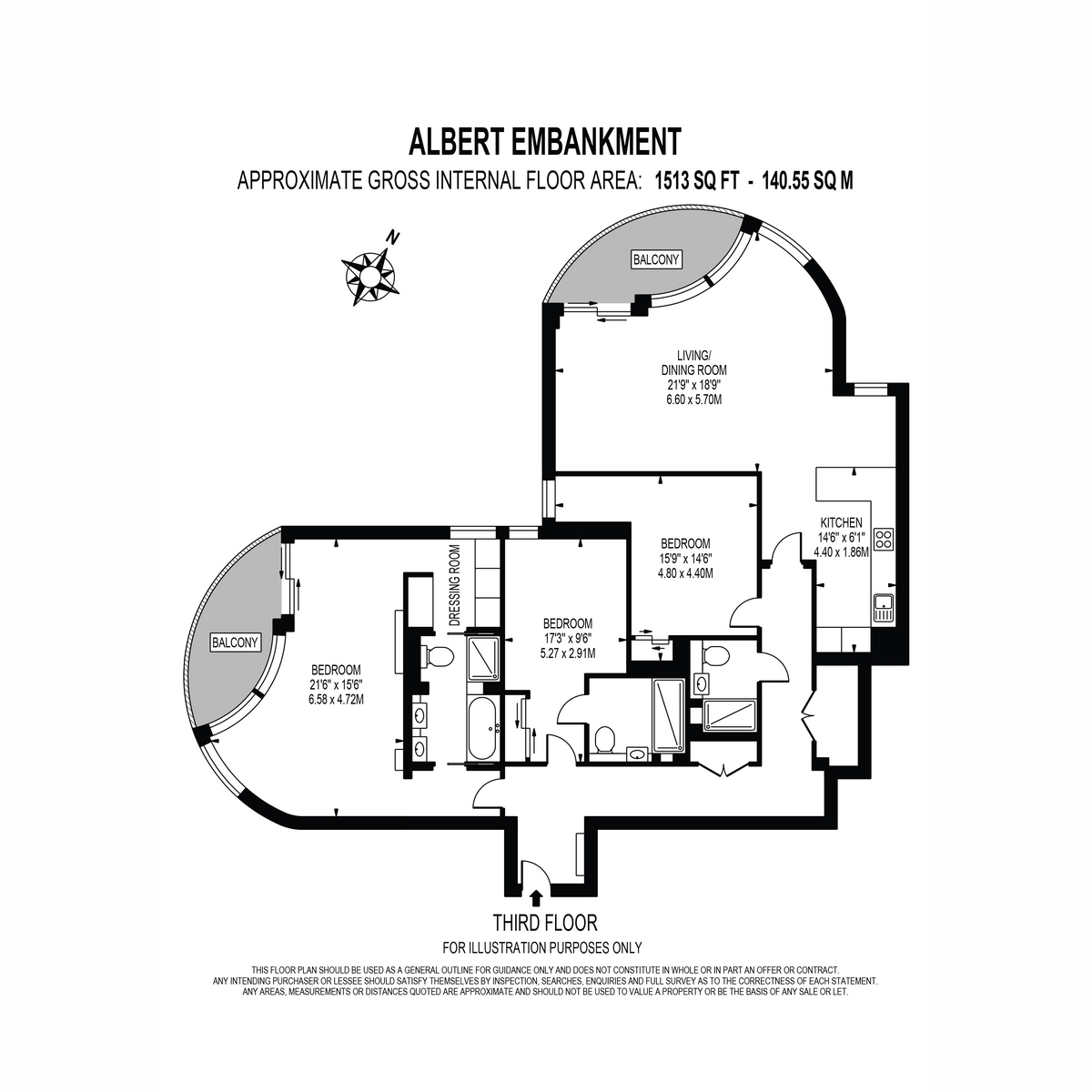 Albert Embankment, London floorplan