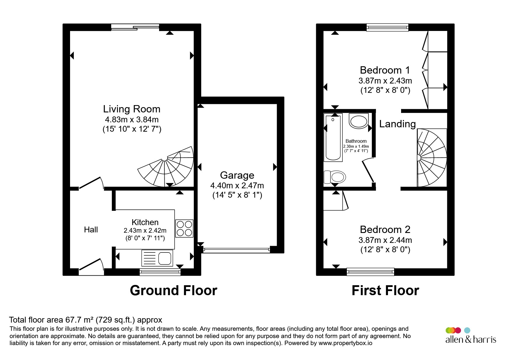 72, Dovehouse Close, WITNEY floorplan