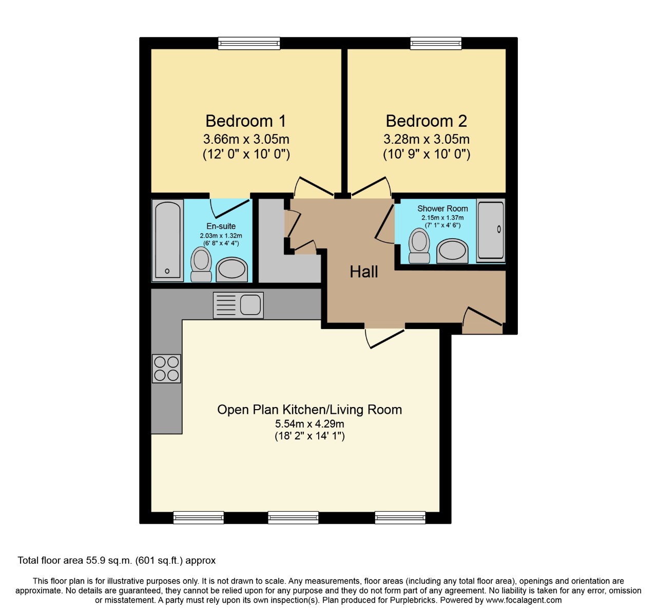 16A Warwick Road, Worthing BN11, 2 bedroom flat for sale 61965543
