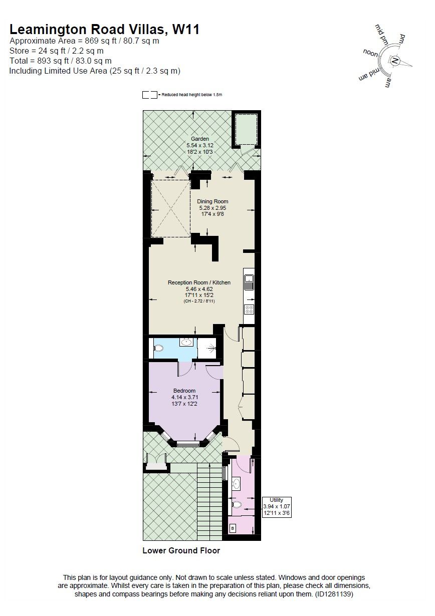 32, Leamington Road Villas, London floorplan
