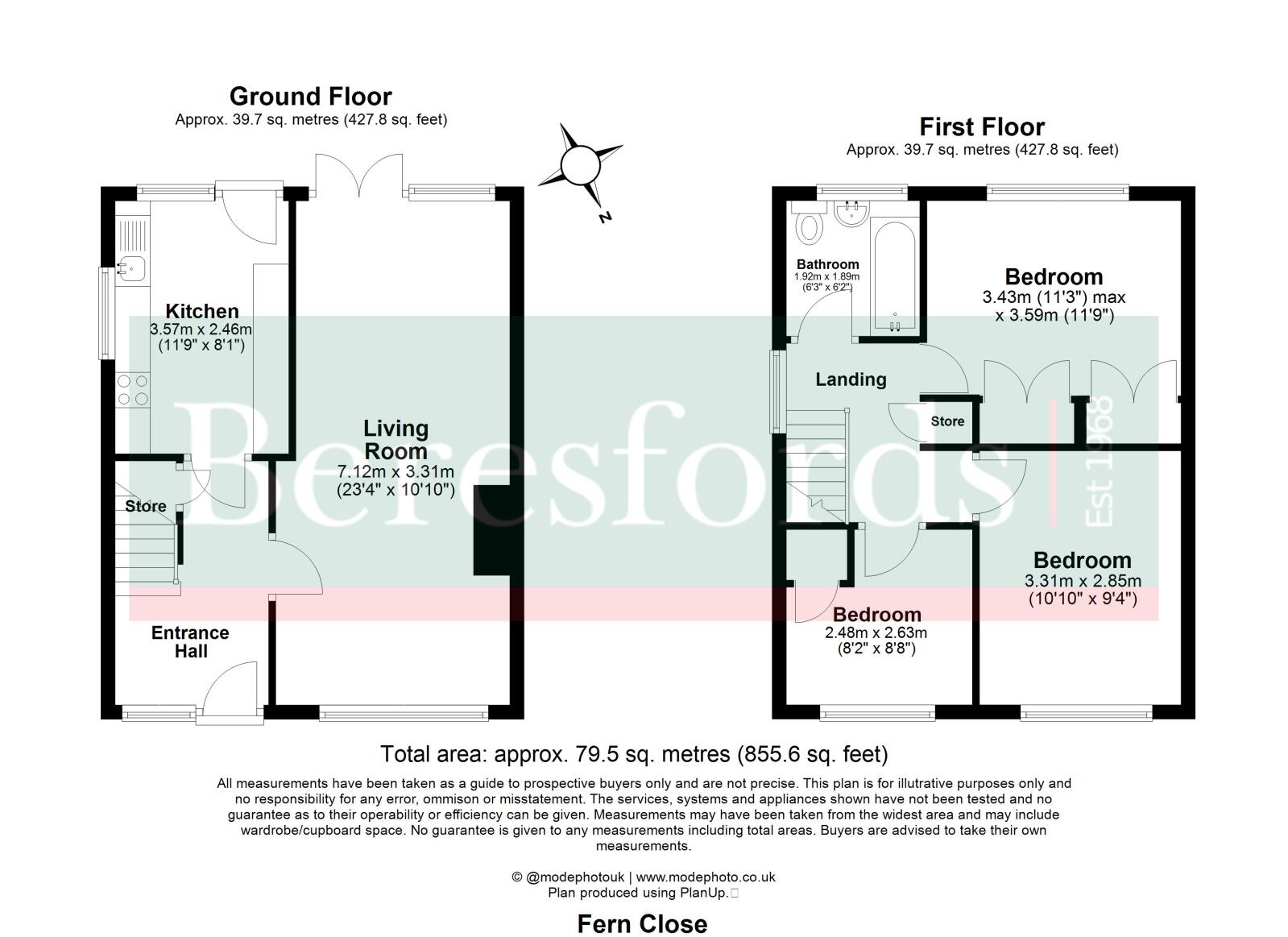 5, Fern Close, Essex floorplan