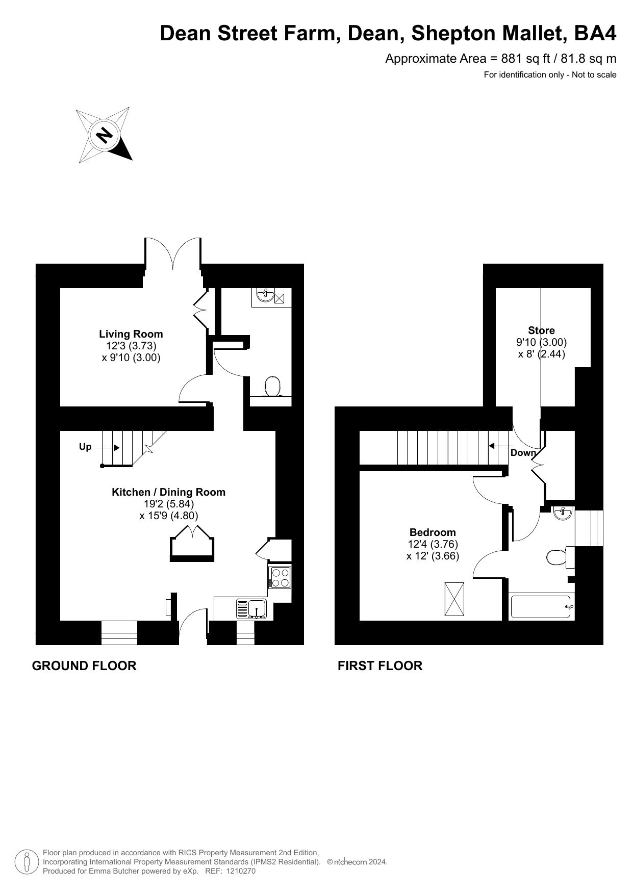 Dean Street Farm,The Tallet, Shepton Mallet floorplan