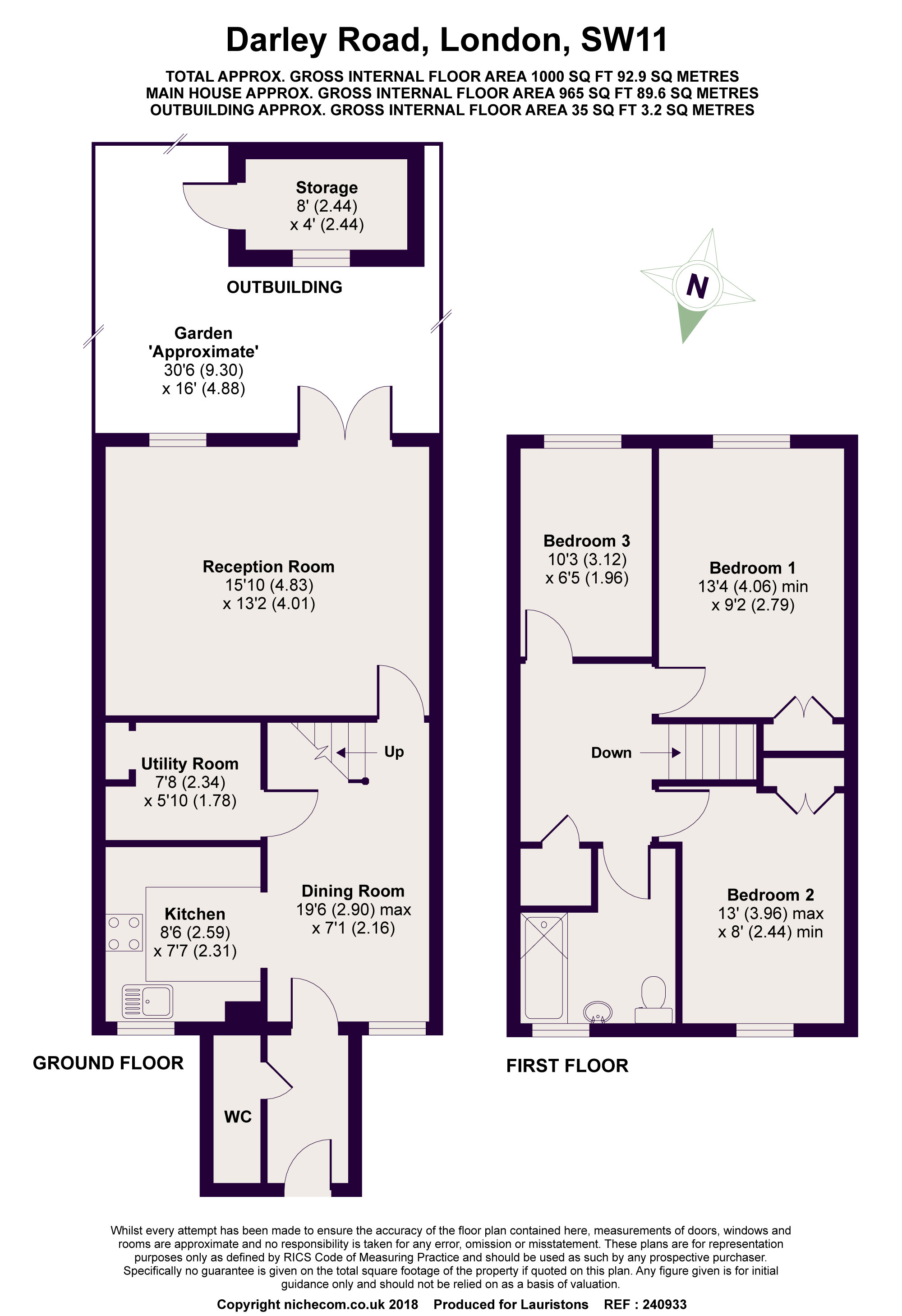 3 Bedrooms  for sale in Darley Road, Battersea SW11