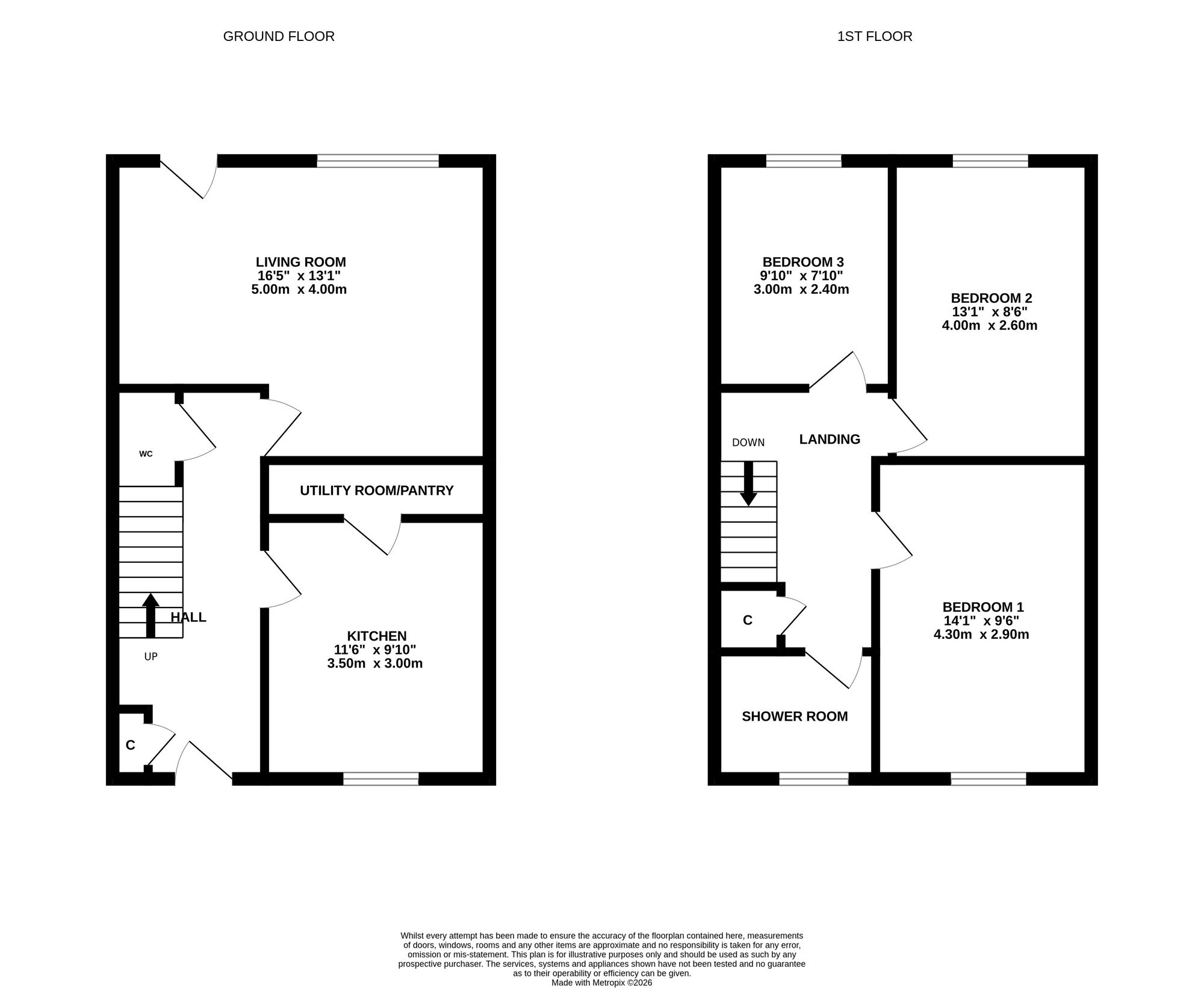 64 Ewart Grove, Bo'ness floorplan
