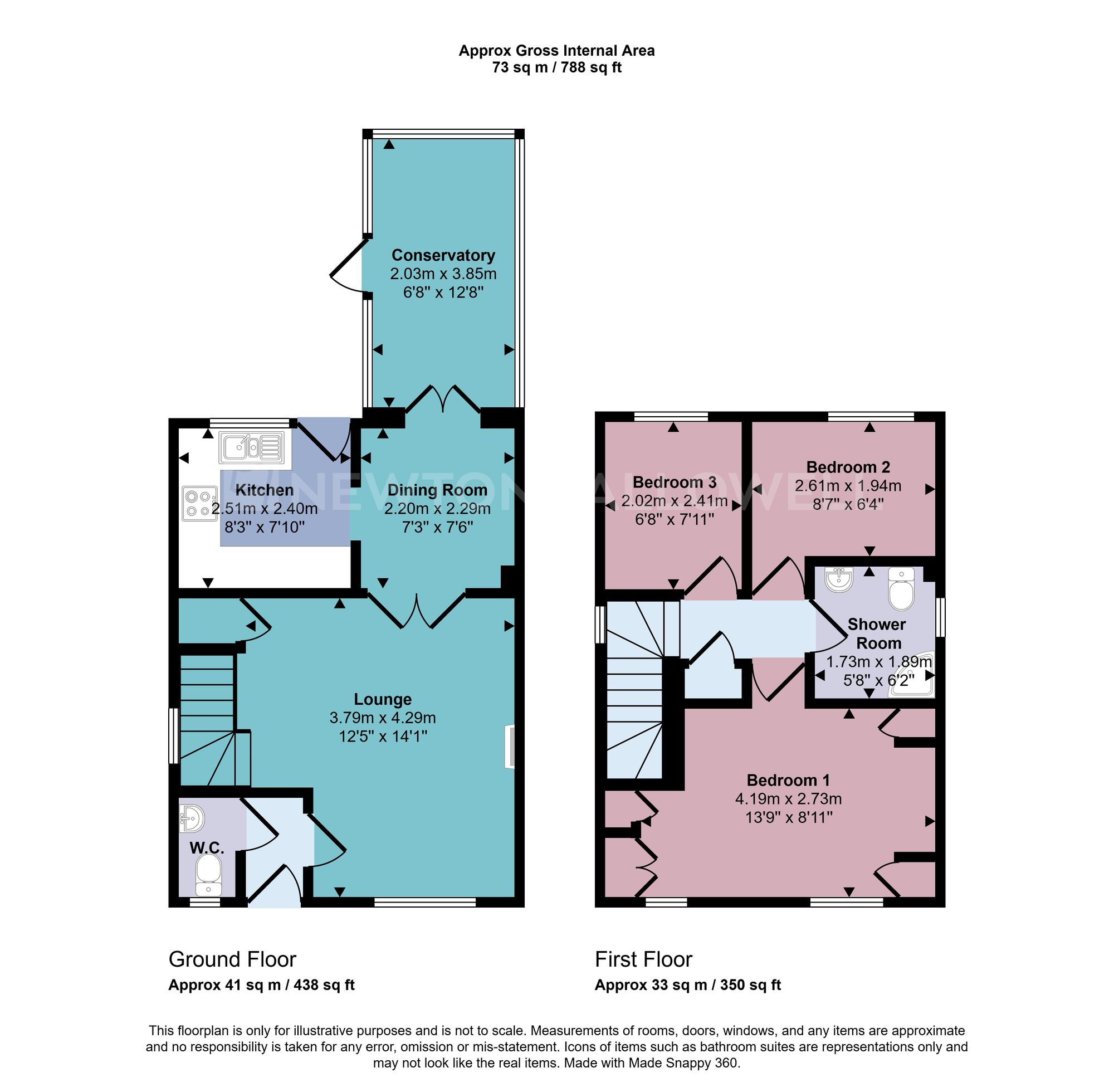 5 Clutsom Road, Coalville floorplan