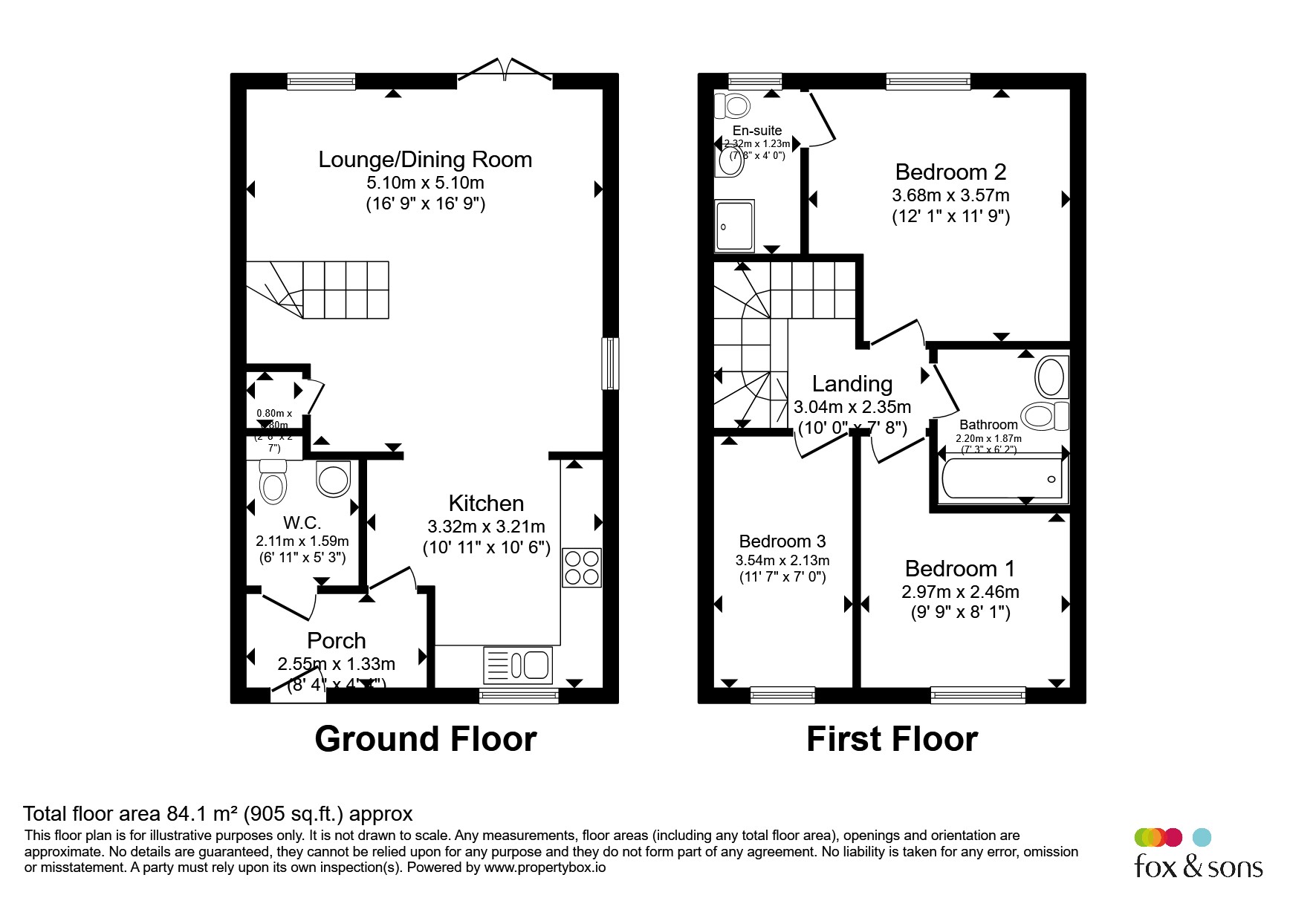 21, Merton Road, Taunton floorplan