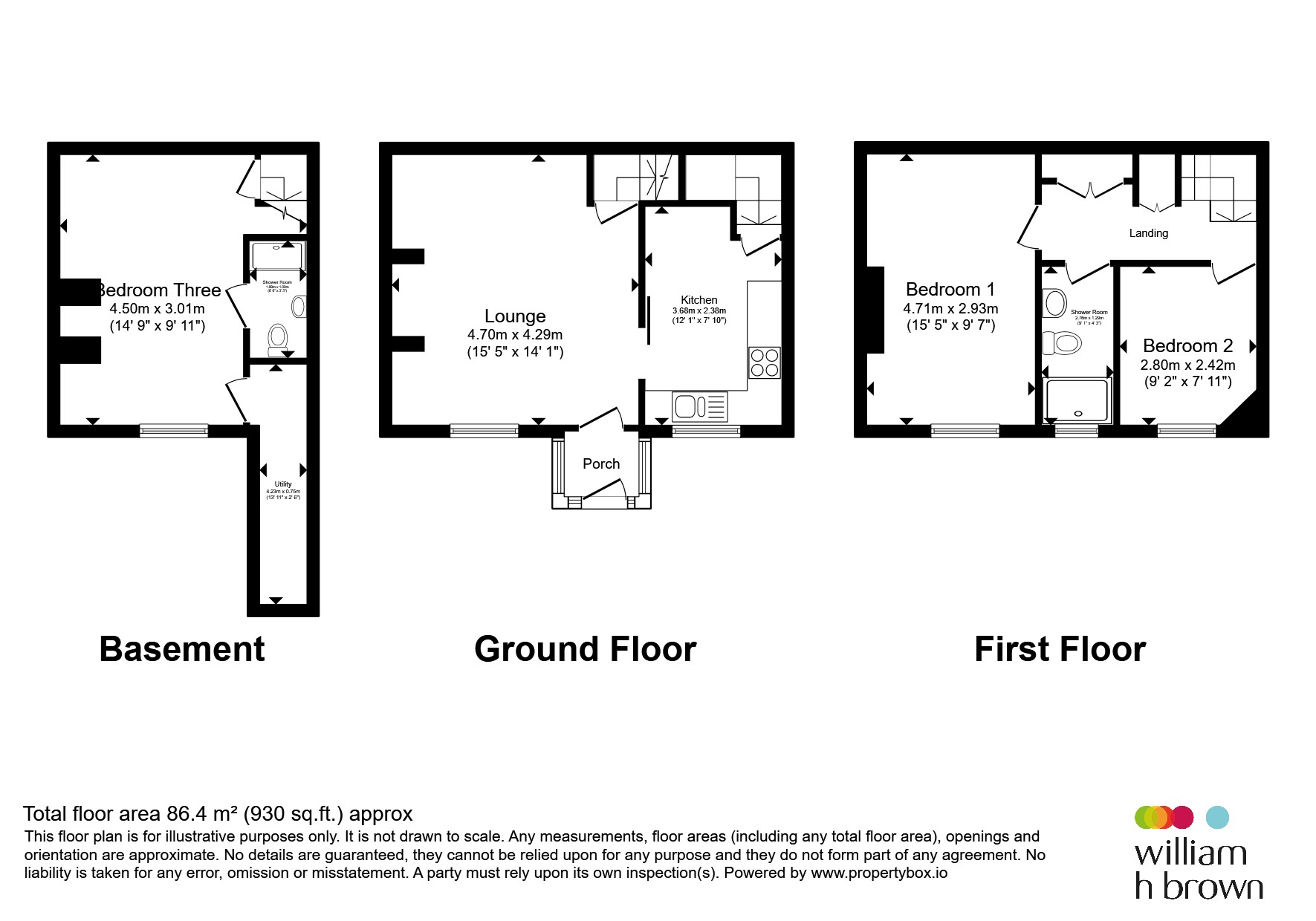 7, Siddal Grove, HALIFAX floorplan
