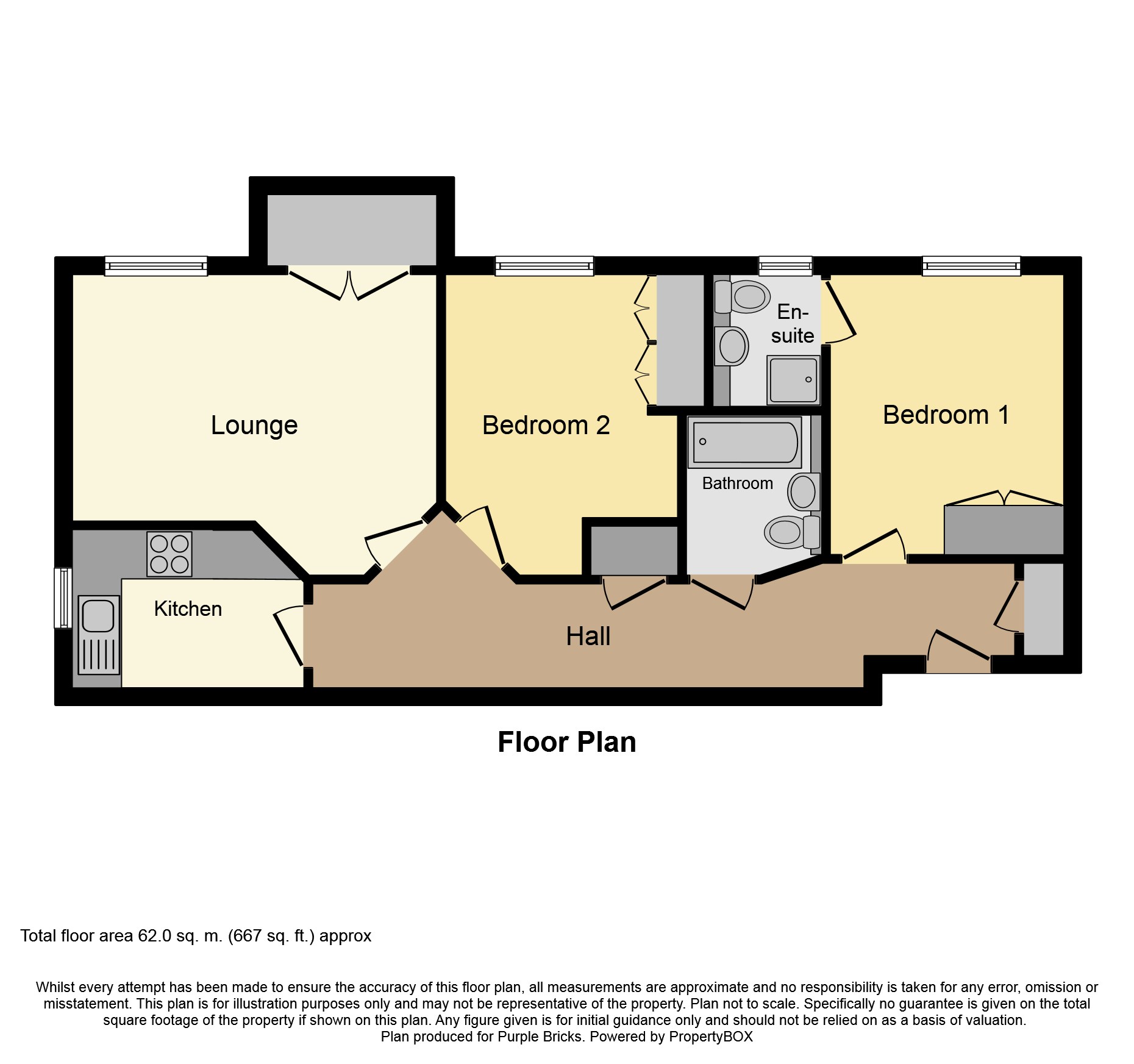 2 Bedrooms Flat for sale in Harsfold Close, Rustington BN16