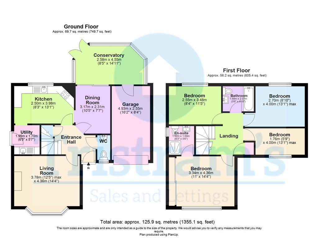 10, Finsbury Park Close, Nottingham floorplan