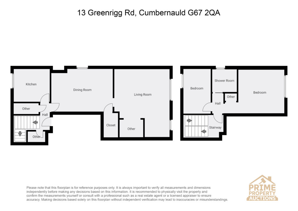 13, Greenrigg Road, Glasgow floorplan