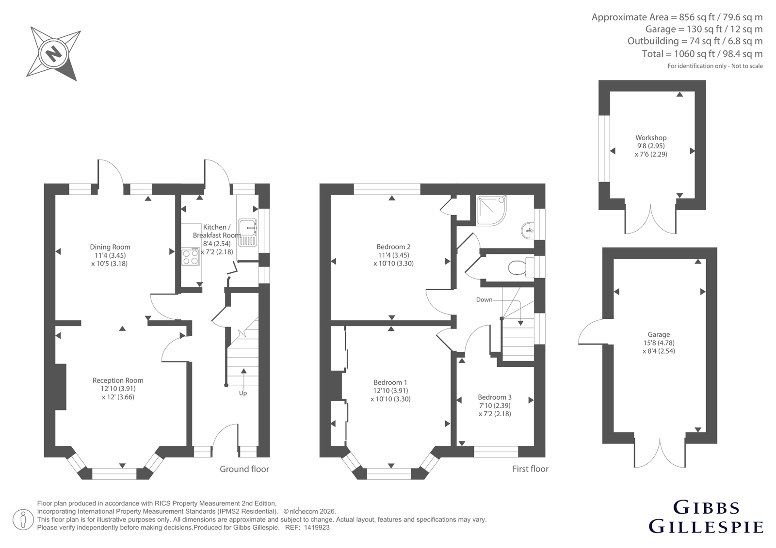 3, Link Way, Denham floorplan