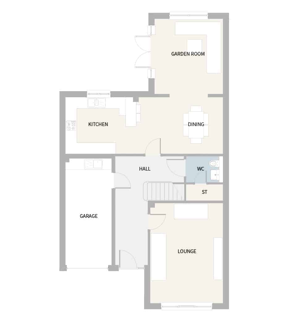 "Hutton Garden Room" at Low Coniscliffe, Darlington DL2, 4 bedroom