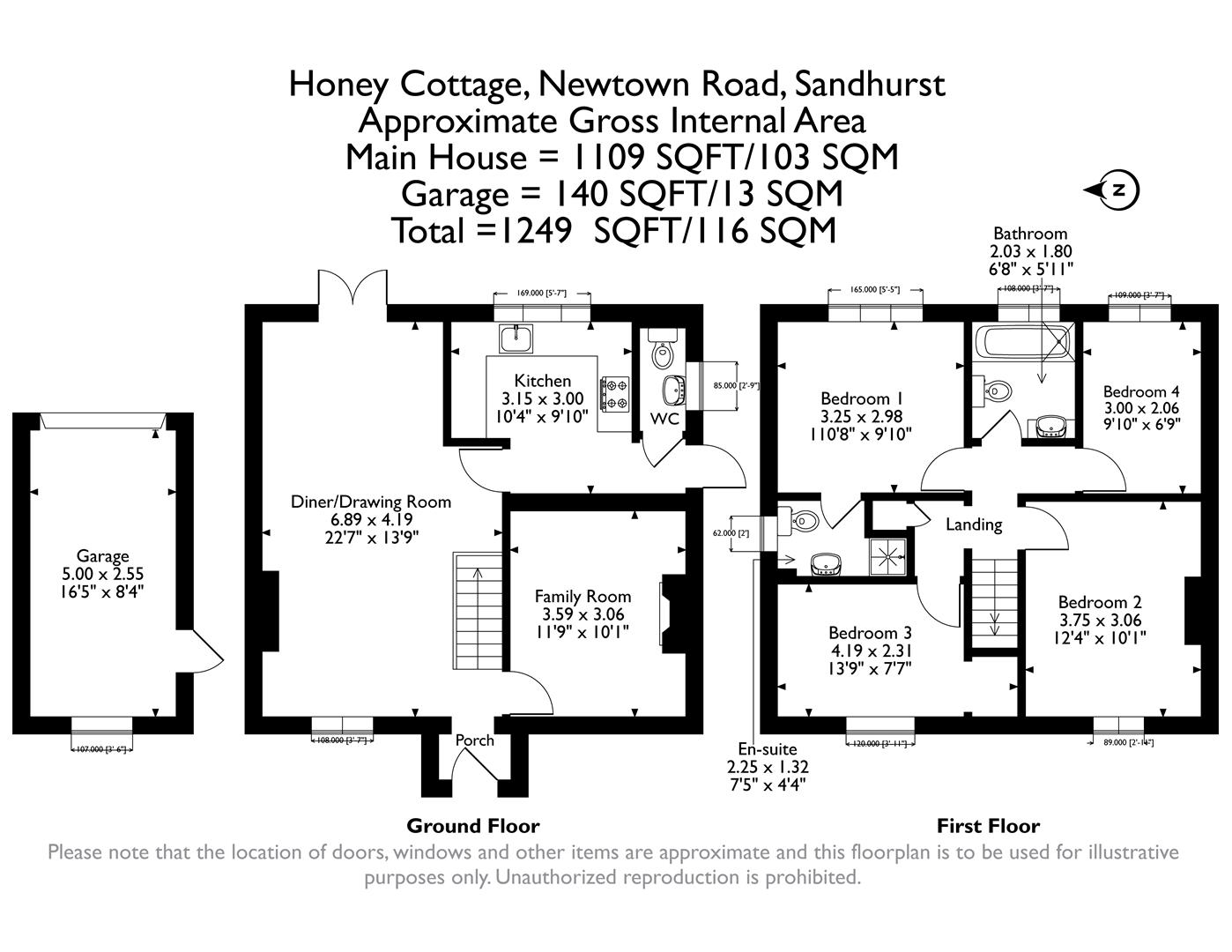Honey Cottage, Newtown Road, Sandhurst floorplan