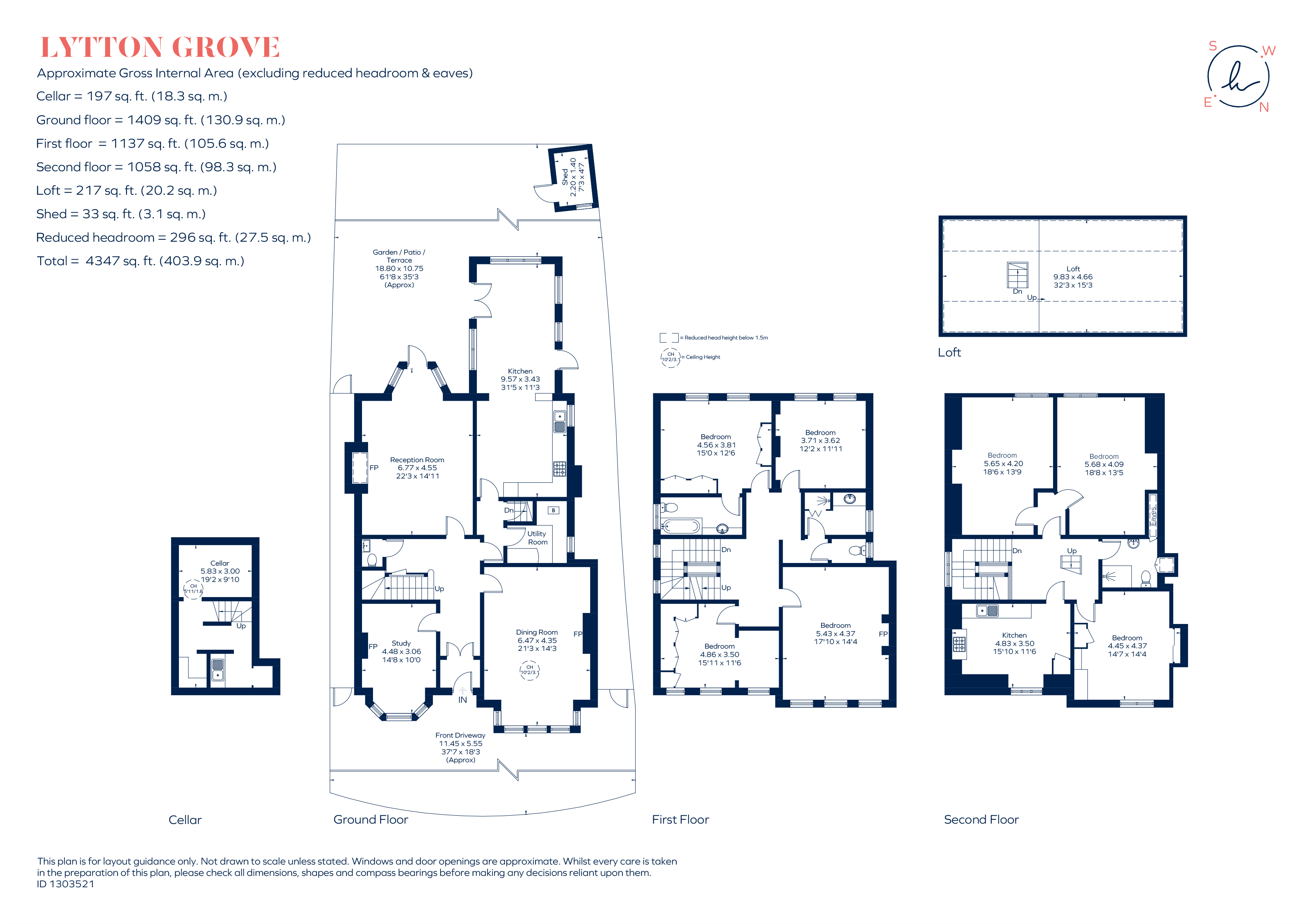 26, Lytton Grove, London floorplan