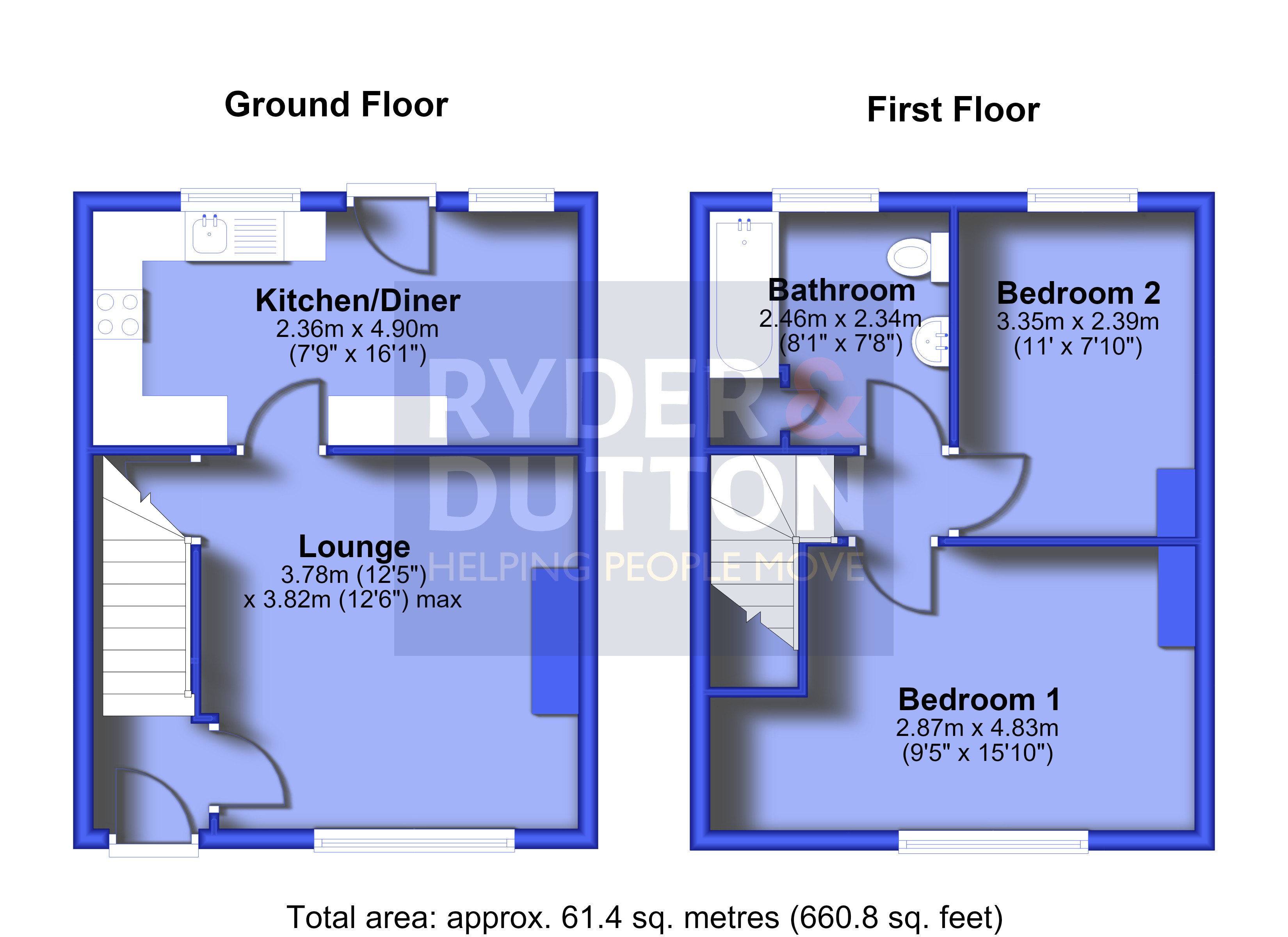 10, Hardman Avenue, Rawtenstall floorplan