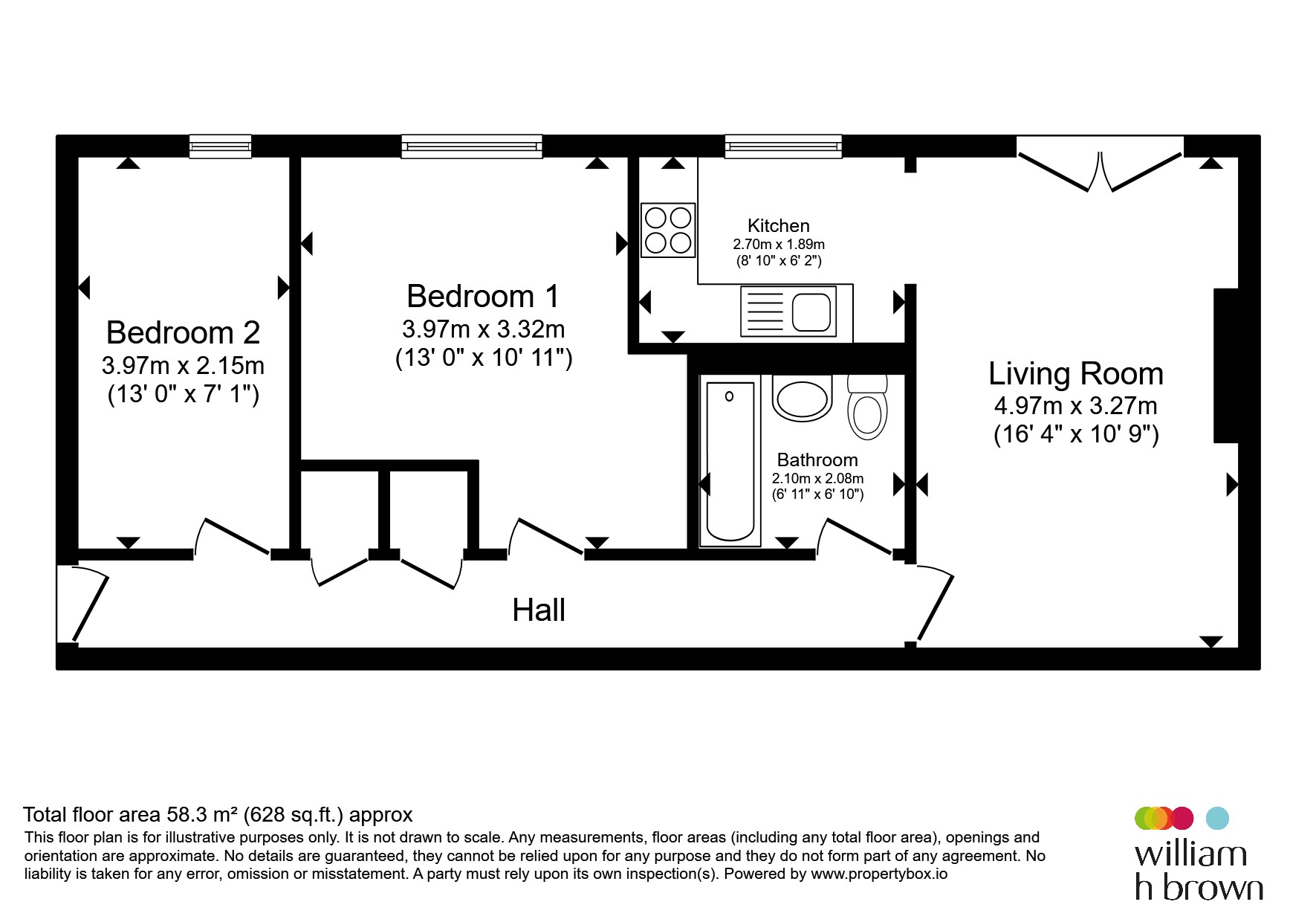 3, Escroft Court, 1, Clifford Drive, Ilkley floorplan