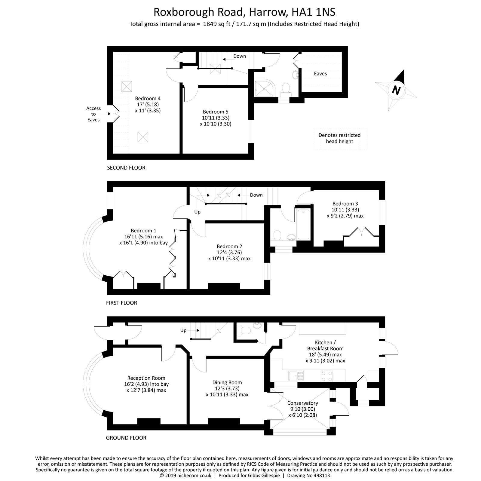 Free property report 35 Roxborough Road, Harrow, HA1 1NS Chimnie