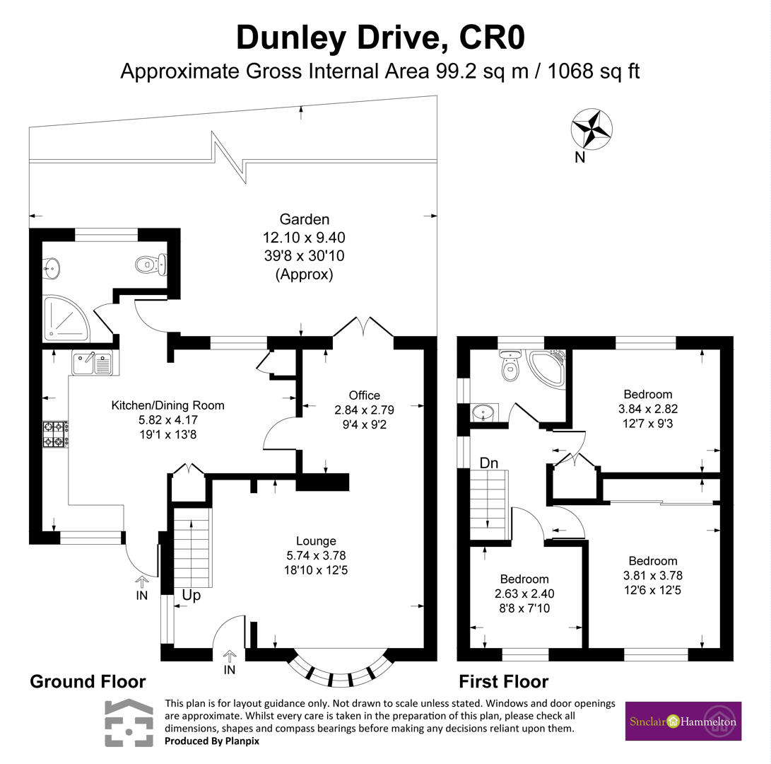 116, Dunley Drive, Croydon floorplan
