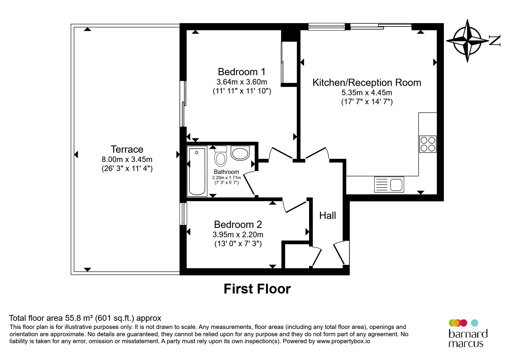 Flat 7, Canon Court, 91, Manor Road, Wallington floorplan
