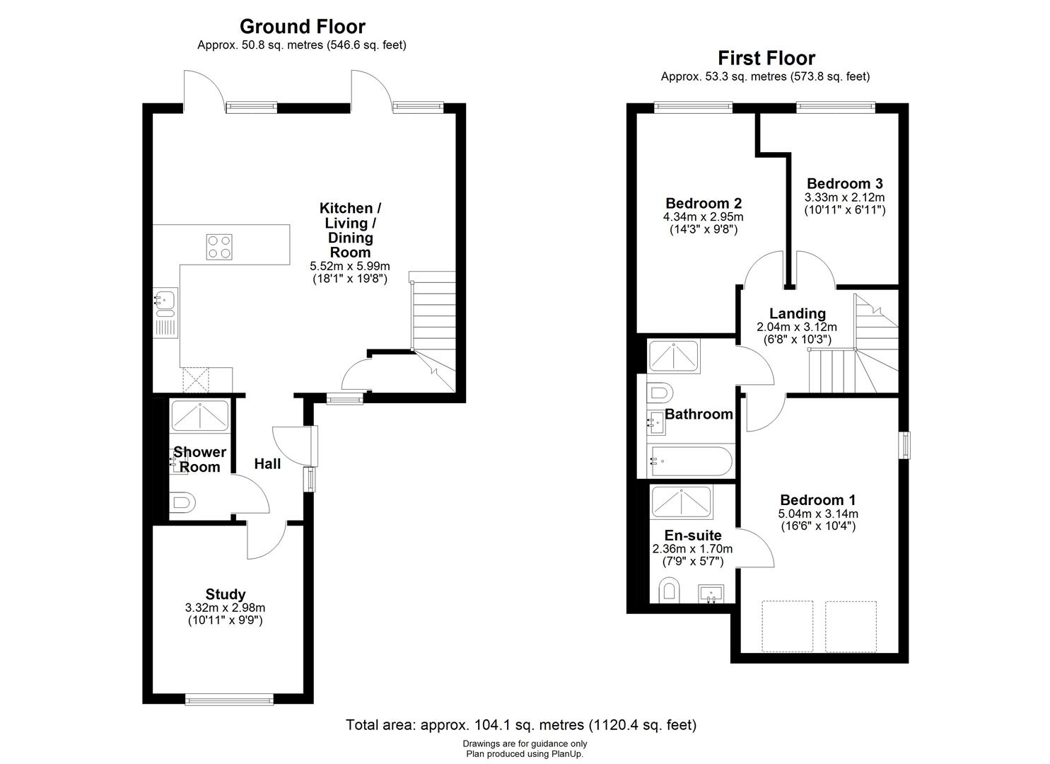1 Robinson Mews, Kendal Way, Cambridge floorplan