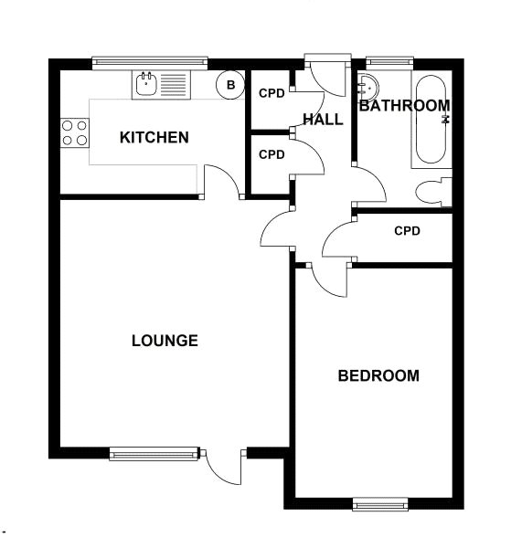 1 Bedrooms Flat for sale in Sandbach Place, Woolwich SE18