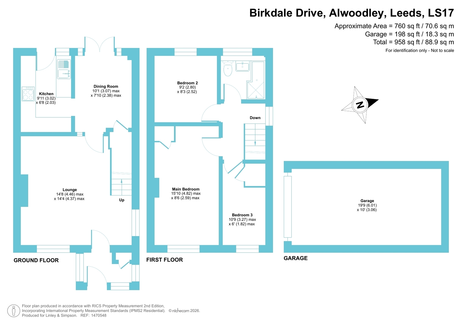 4, Birkdale Drive, Leeds floorplan