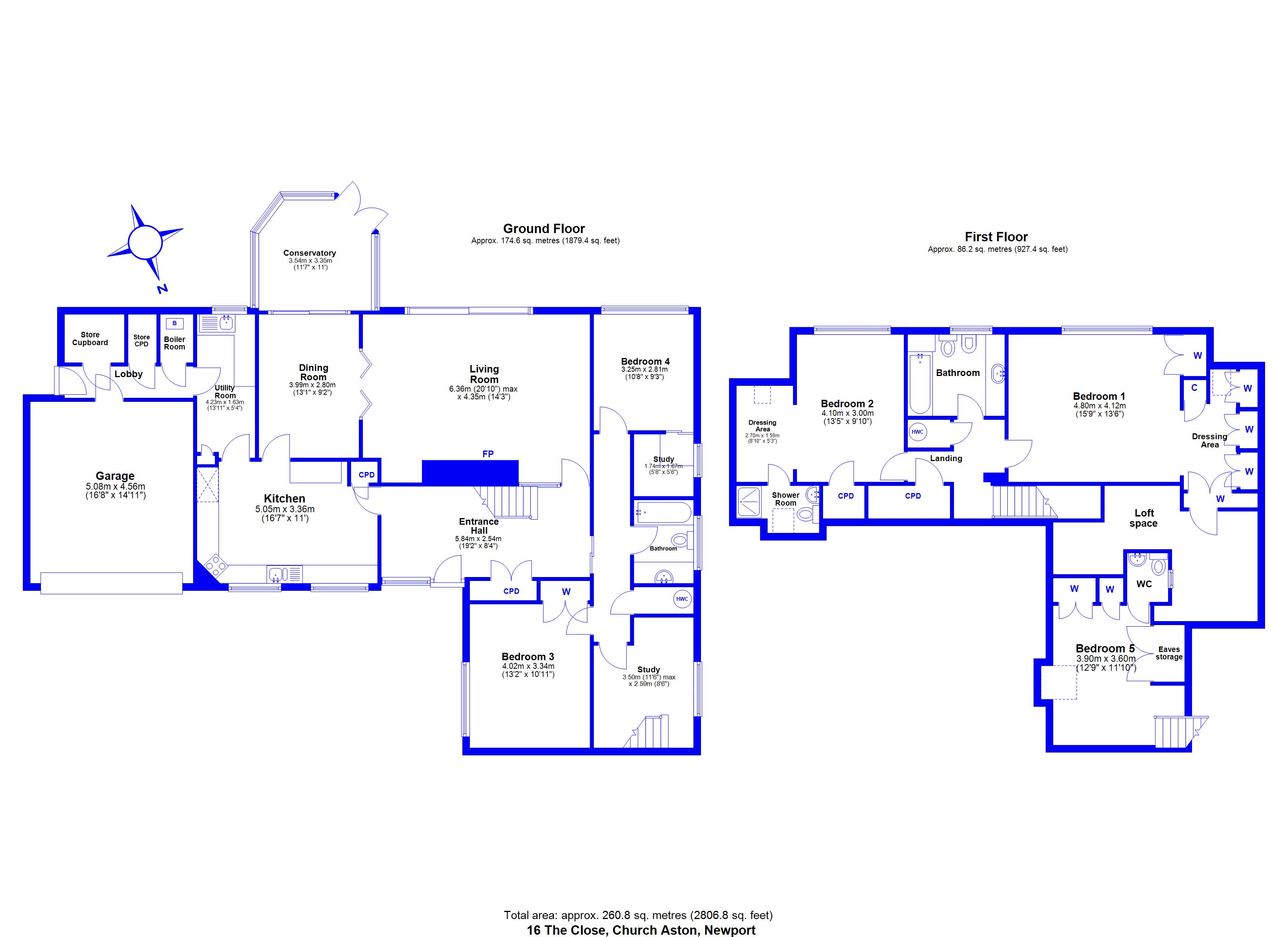 16, The Close, Newport floorplan