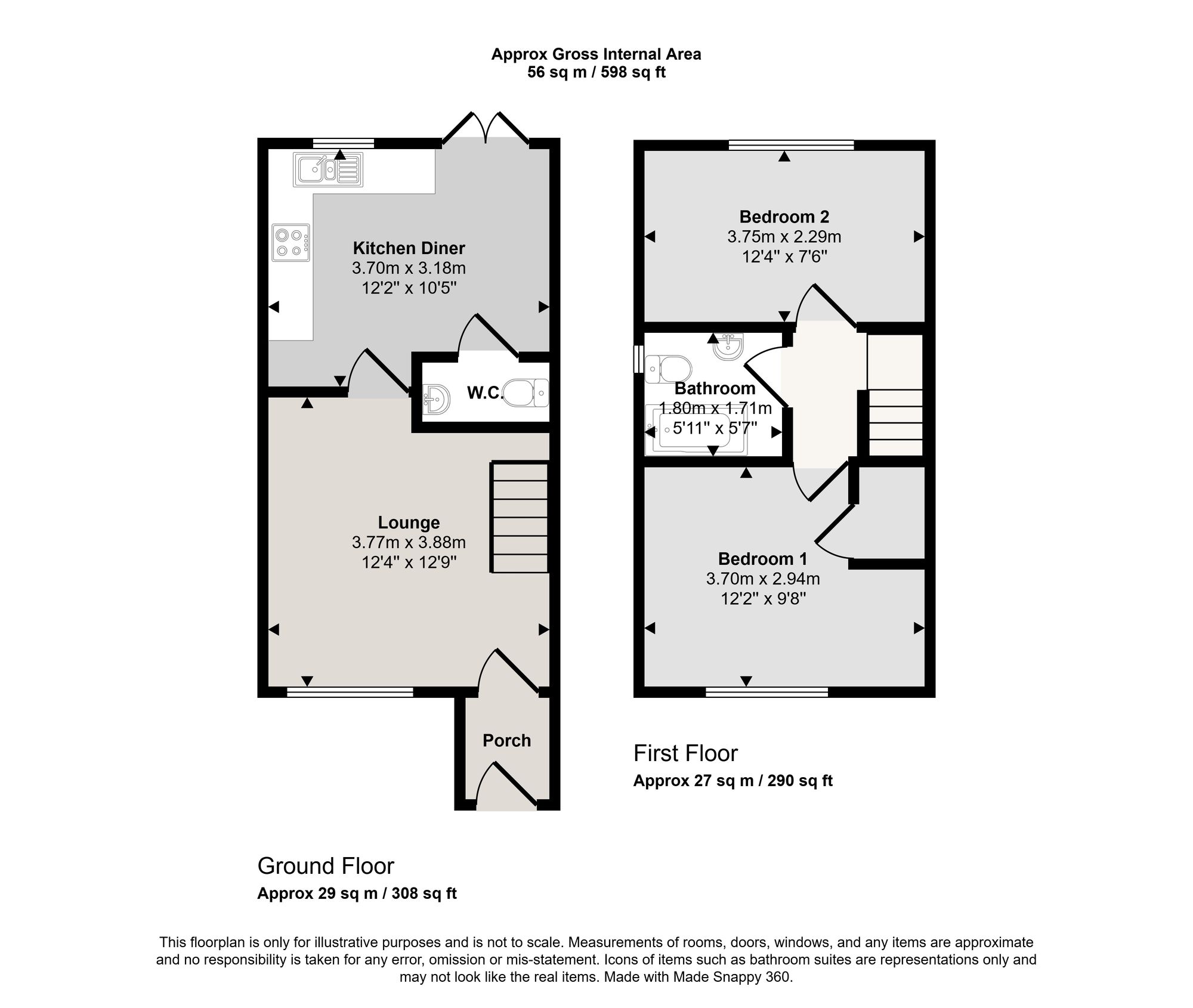 18 Apple Blossom Grove, Manchester floorplan
