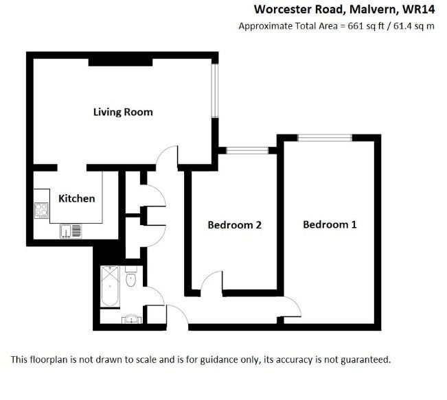 Morgan Court,Flat 27, Worcester Road, Malvern floorplan