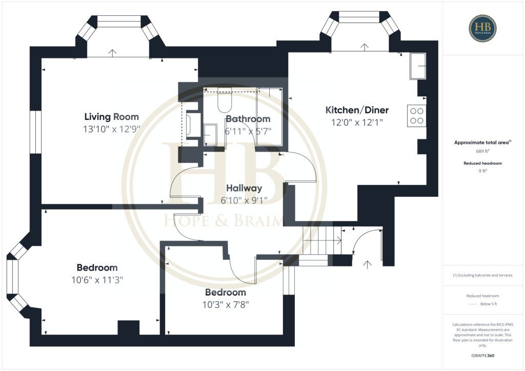 6a, Springhill Terrace, Whitby floorplan