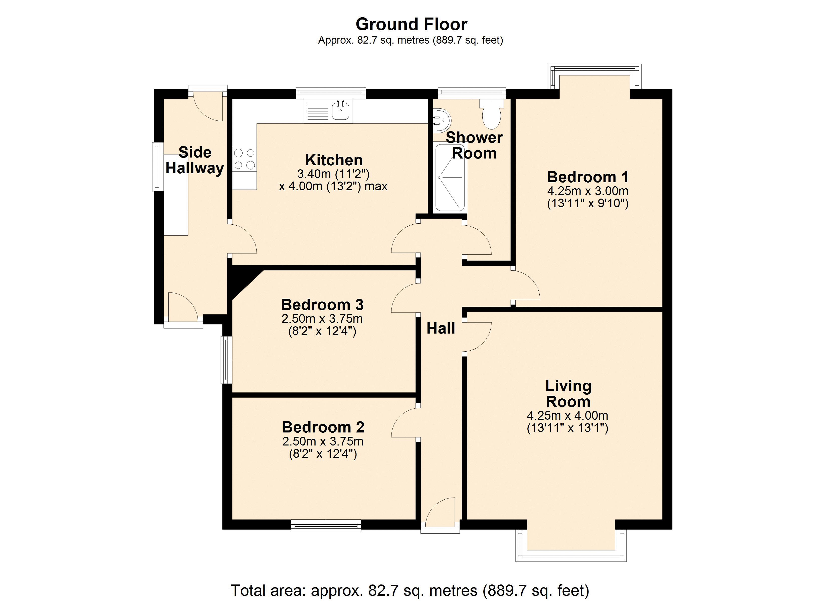 Chesterfield Road, Brimington, Chesterfield S43, 3 bedroom semi
