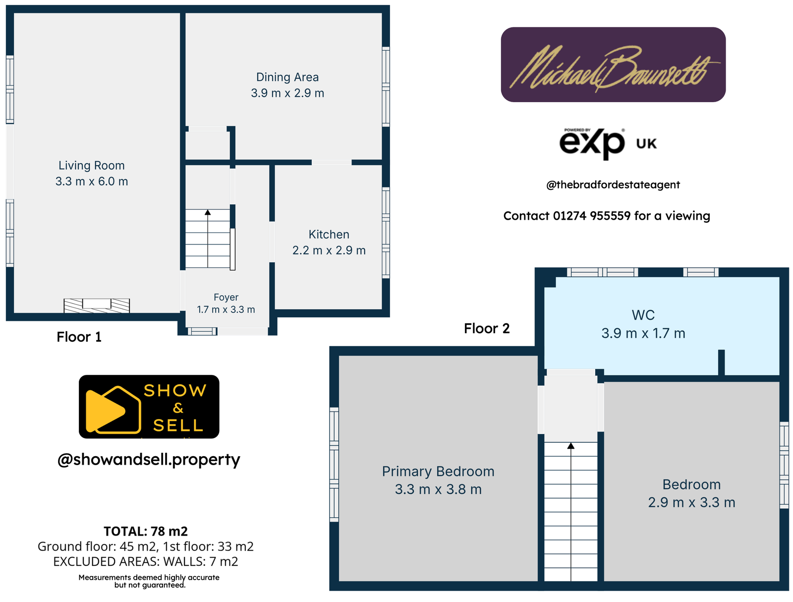 9, Willow Close, Cleckheaton floorplan