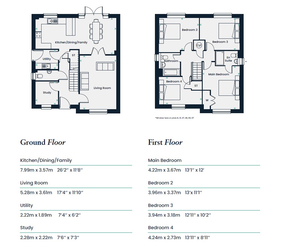 Plot 50, The Selsdon, Tilia Homes At Foals Meadow, Didcot floorplan