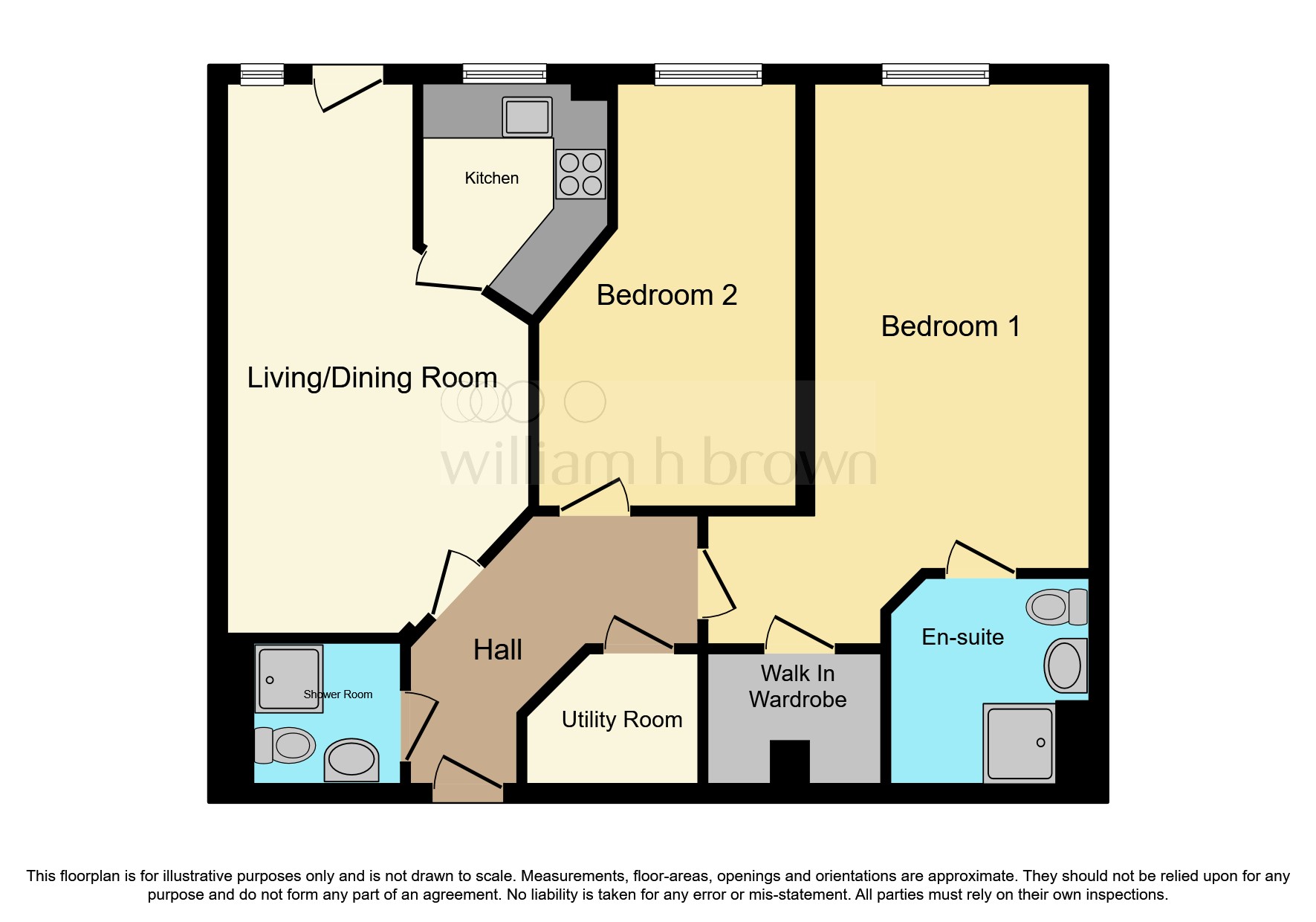 Flat 14, Lawrence Place, White Horse Lane, Maldon floorplan