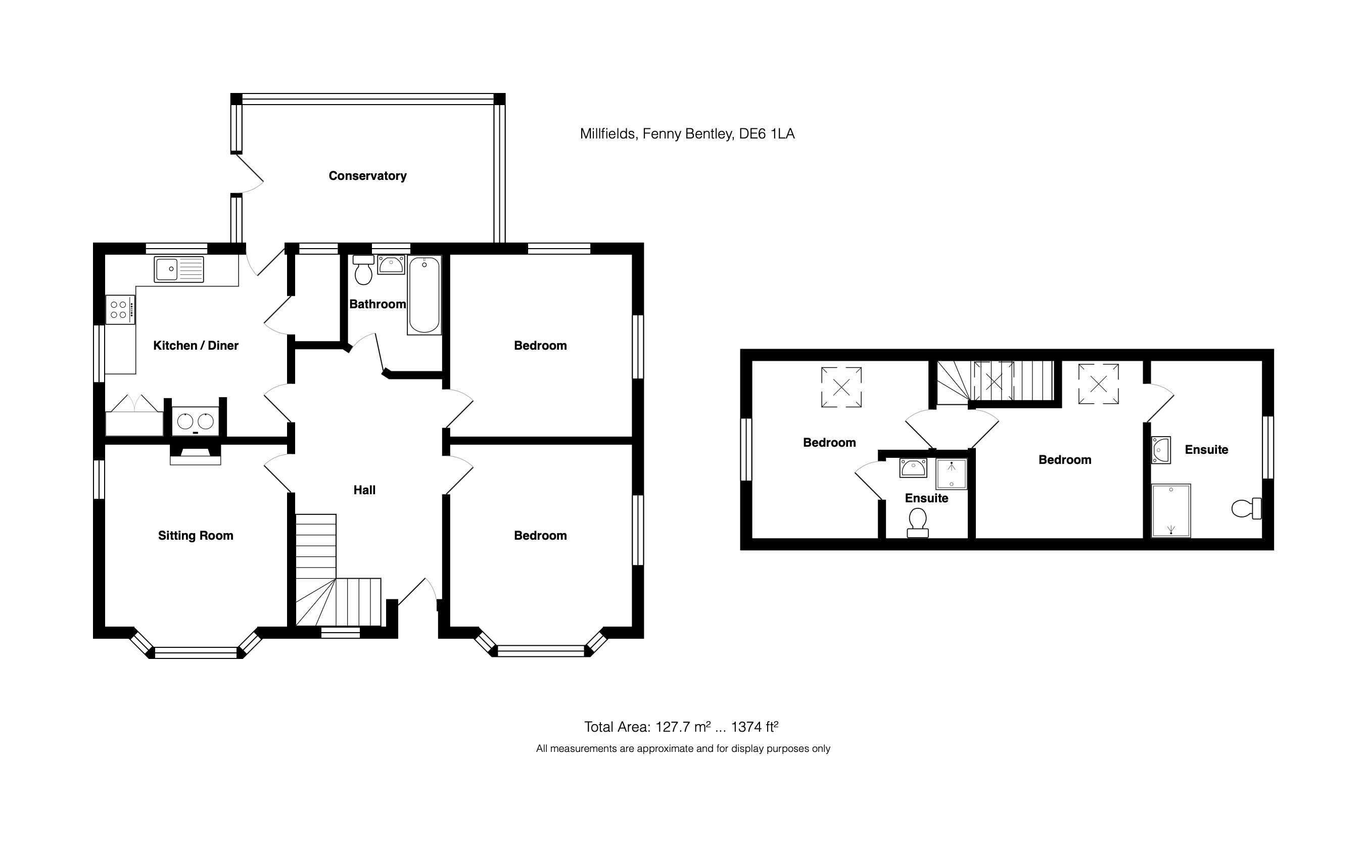 Fenny Bentley, Ashbourne DE6, 4 bedroom detached bungalow for sale