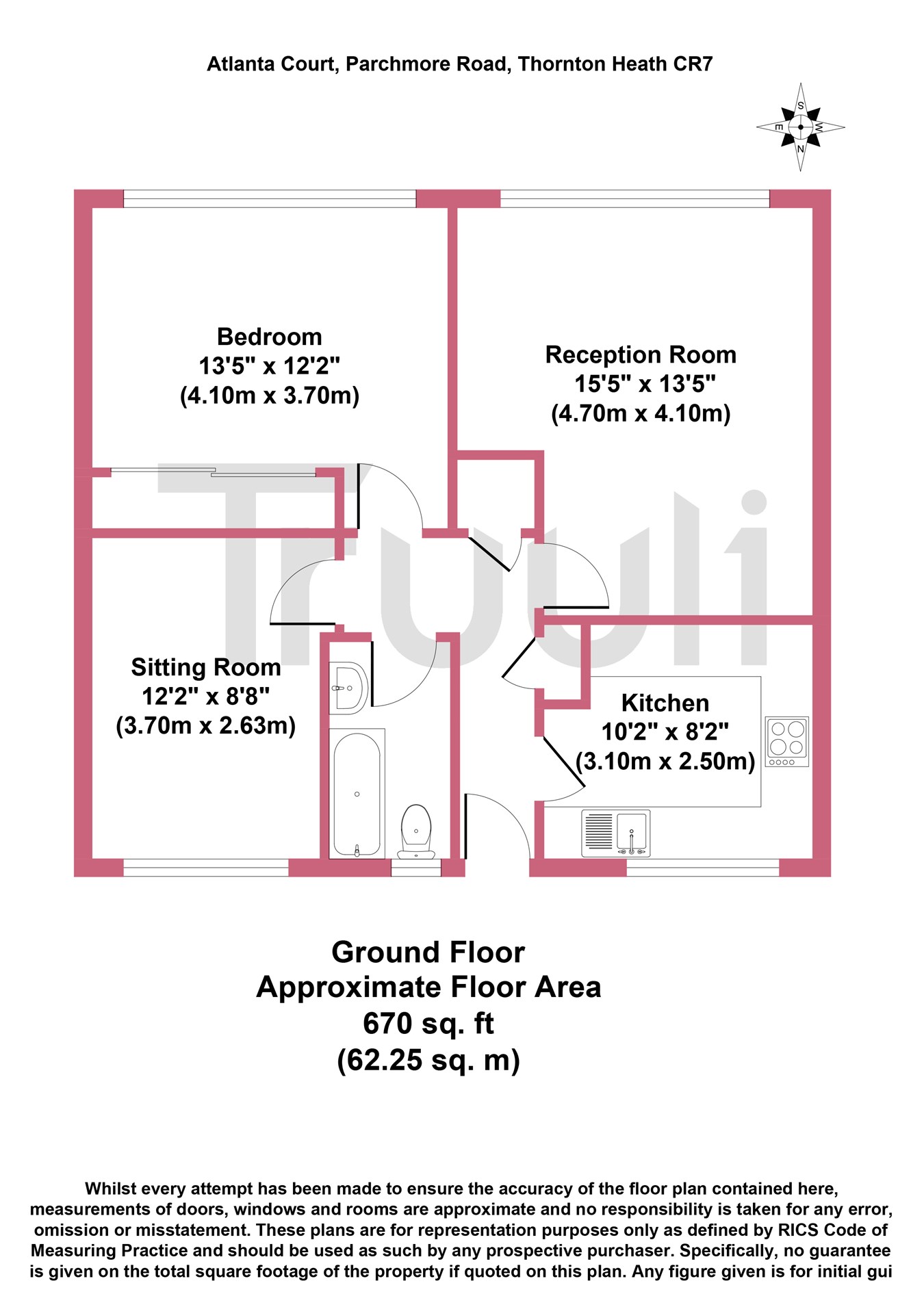 2 Bedrooms Flat for sale in Parchmore Road, Thornton Heath CR7