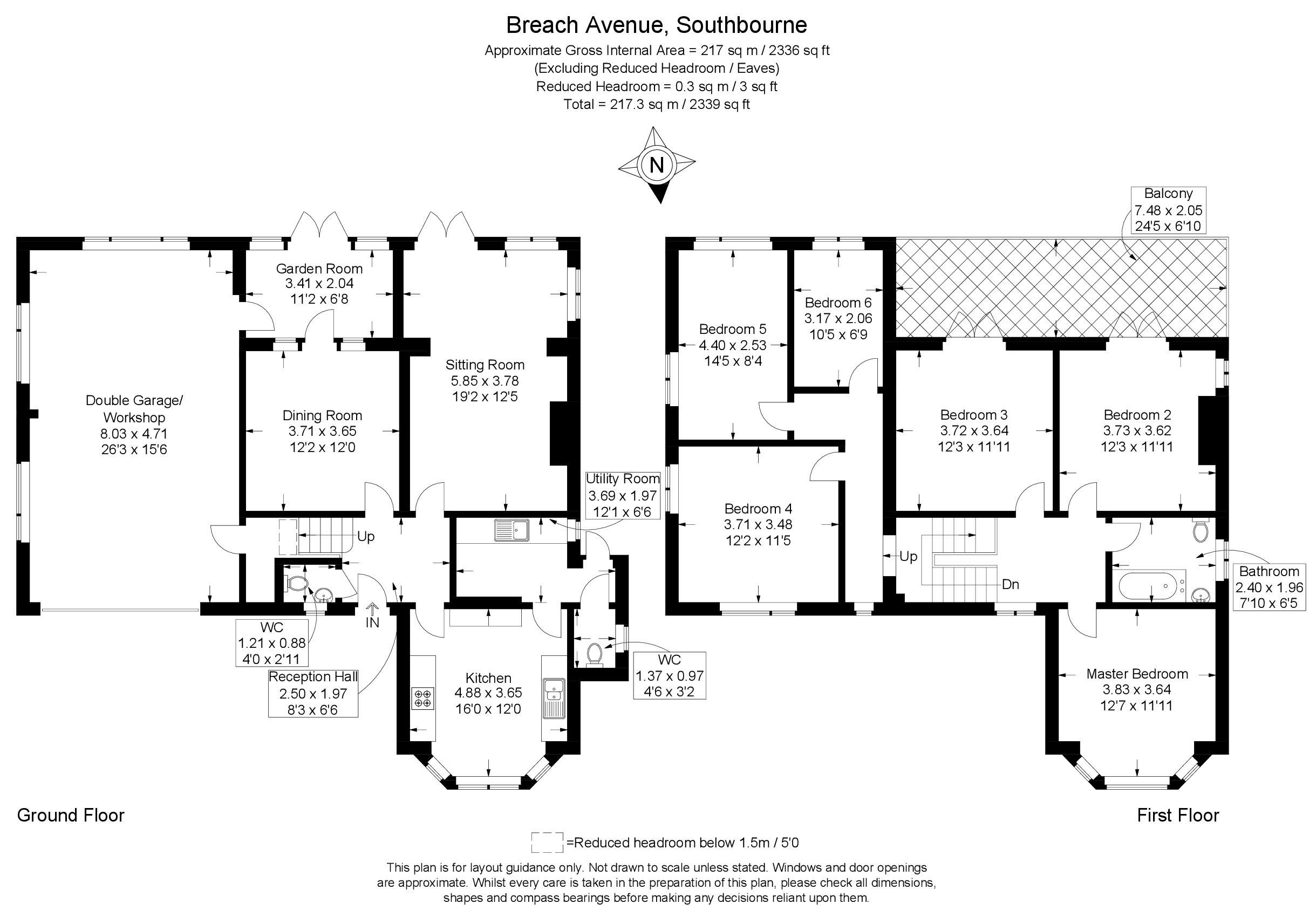 36, Breach Avenue, Southbourne floorplan
