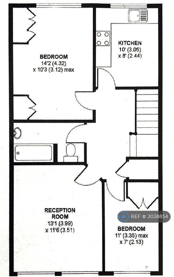 Maclise Rd, London floorplan