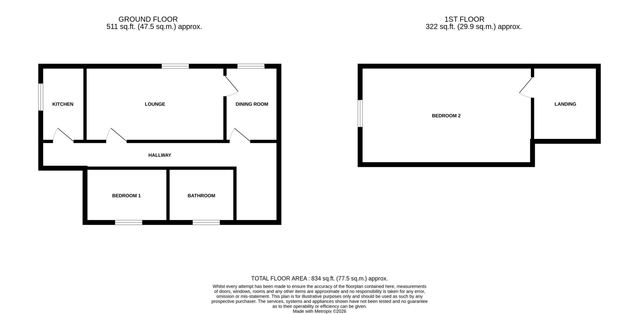 1a, Melbourne Road, Sheringham floorplan