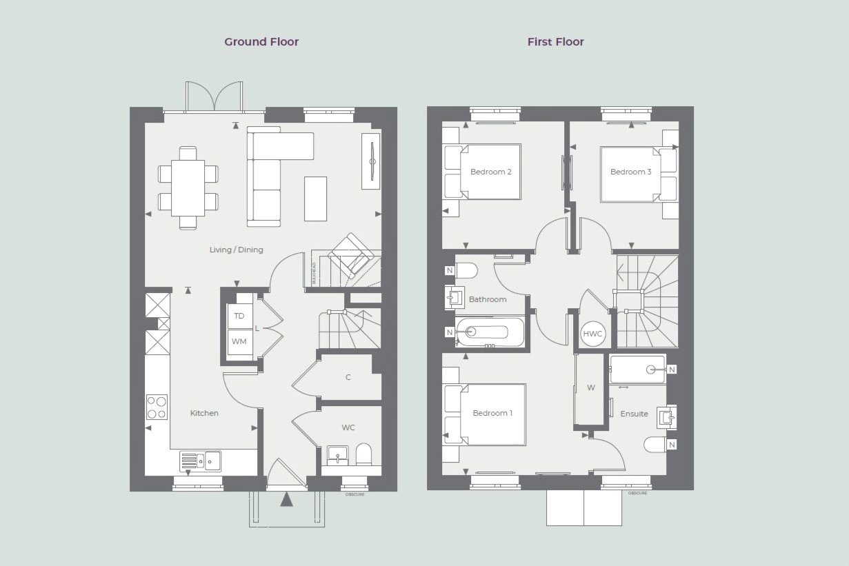 Plot 113 The Calla,, Spring Hill, Maidenhead floorplan