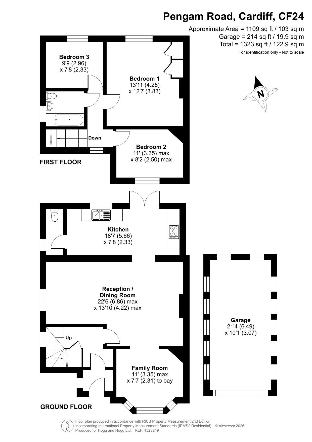 13, Pengam Road, Cardiff floorplan