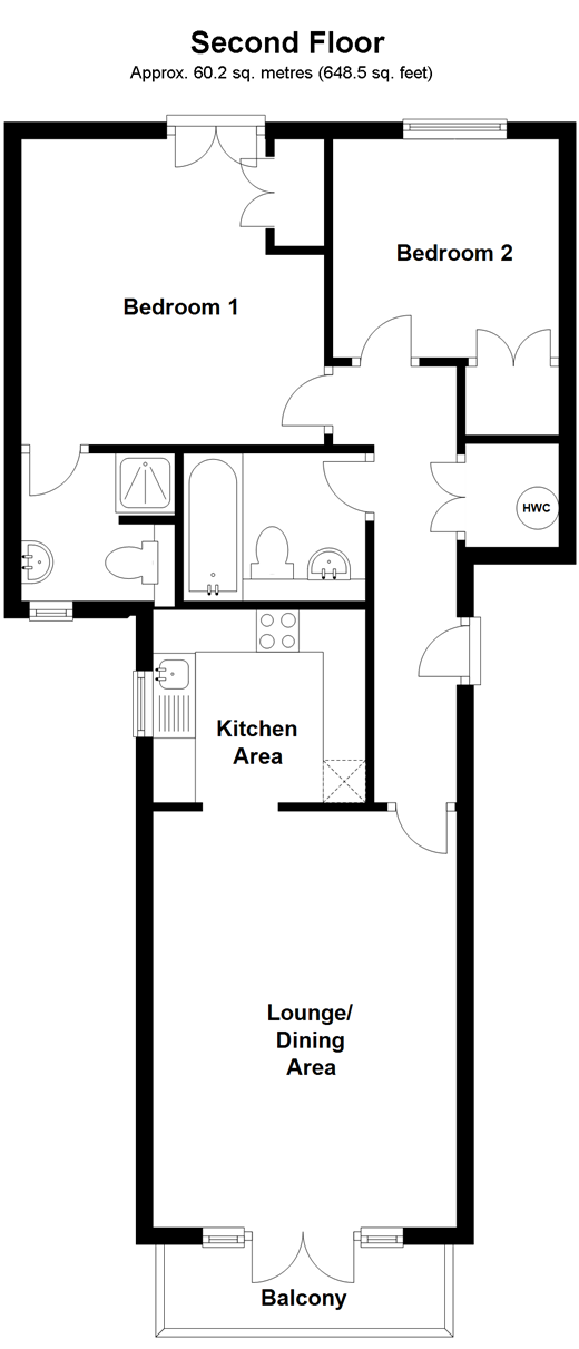 2 Bedrooms Flat for sale in Fennel Close, Rochester, Kent ME1